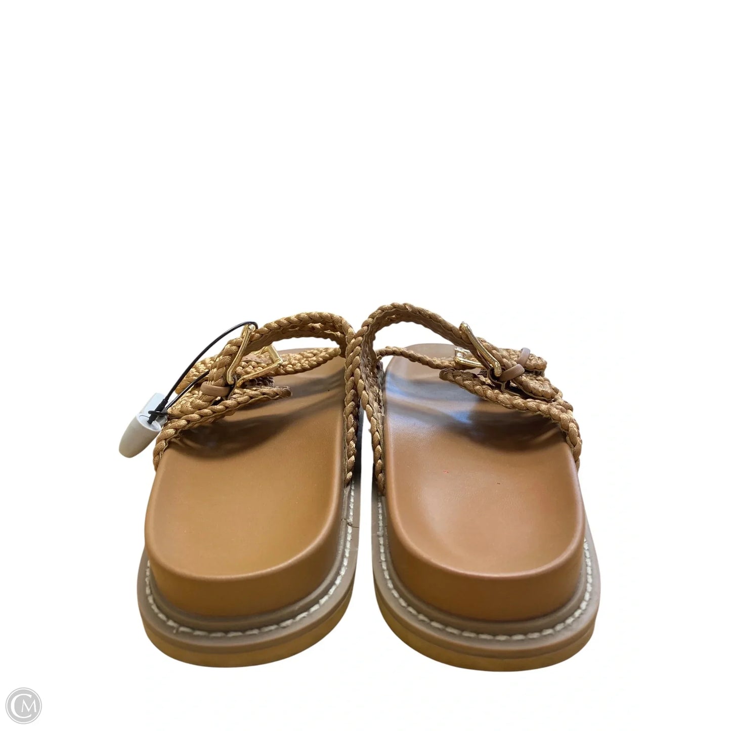 Sandals Flats By Cme In Tan, Size: 8.5