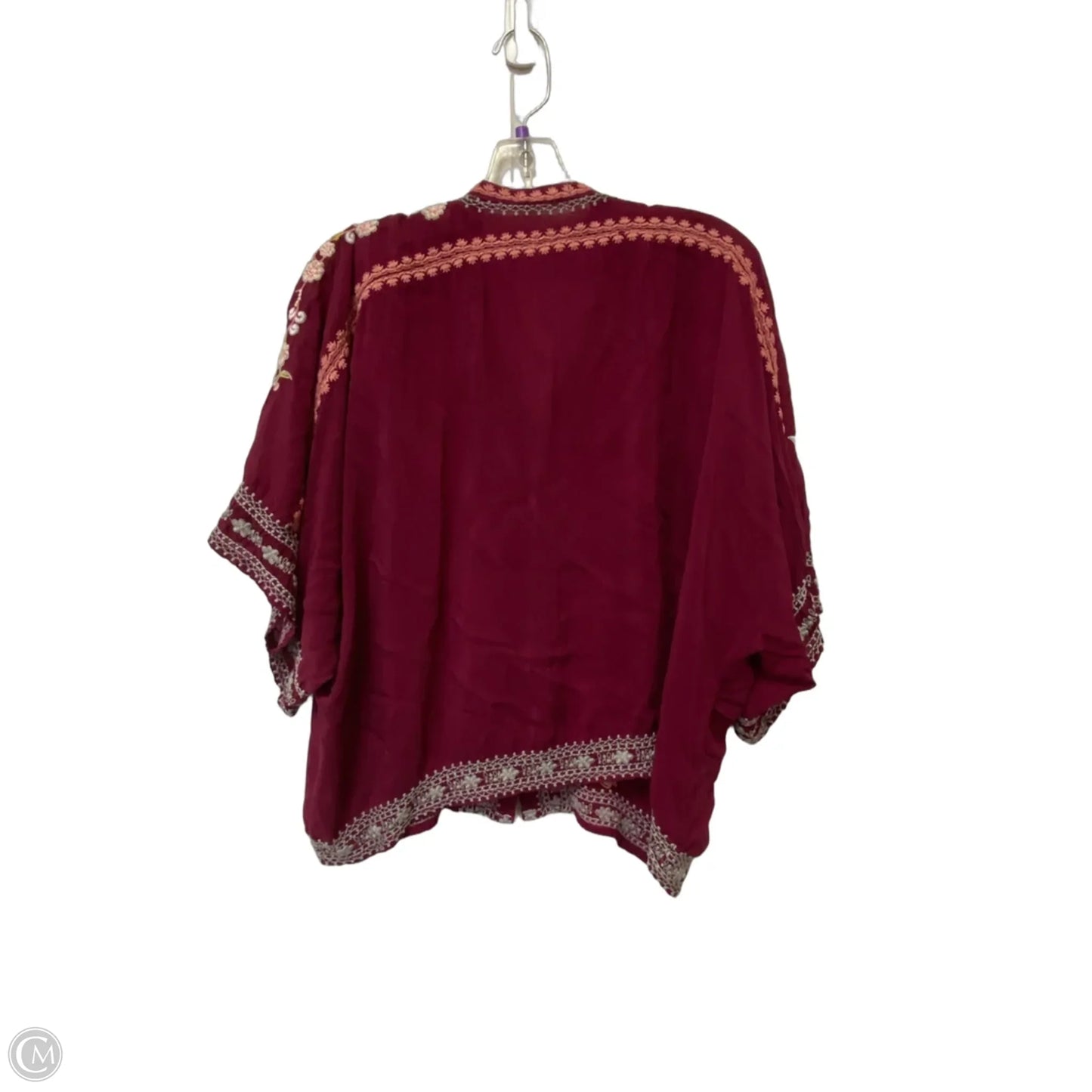 Top Long Sleeve By Johnny Was In Animal Print, Size: M