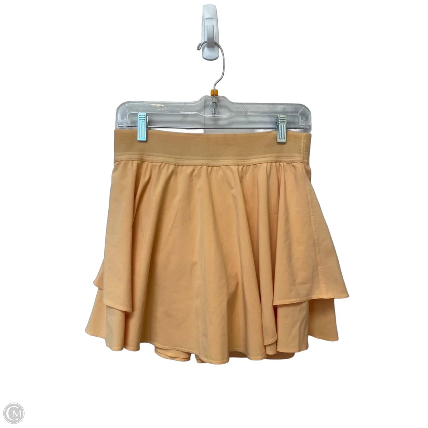 Athletic Skort By Lululemon In Orange, Size: 8