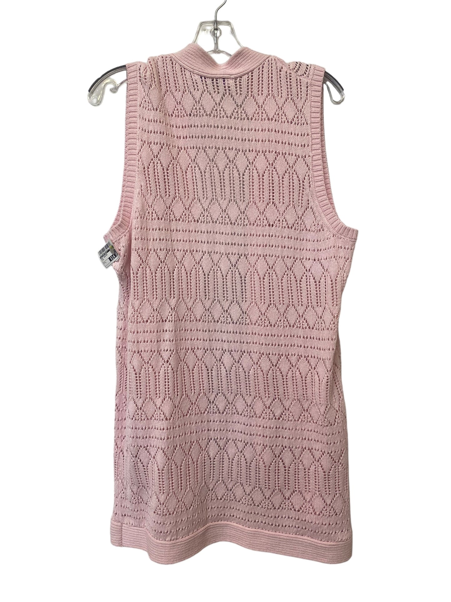 Vest Sweater By Allison Daley Size: L