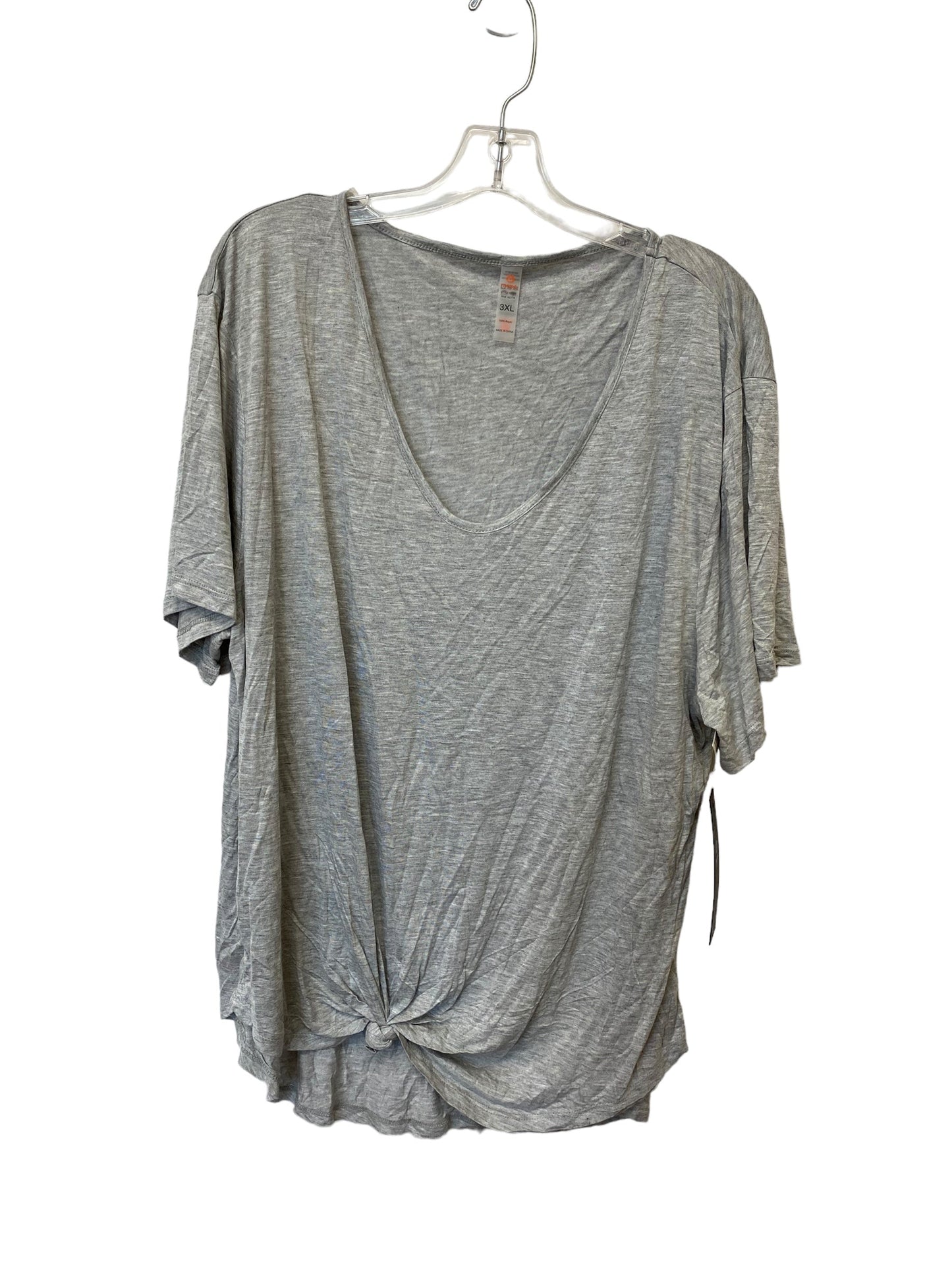 Top Short Sleeve By Mono B Size: 3x
