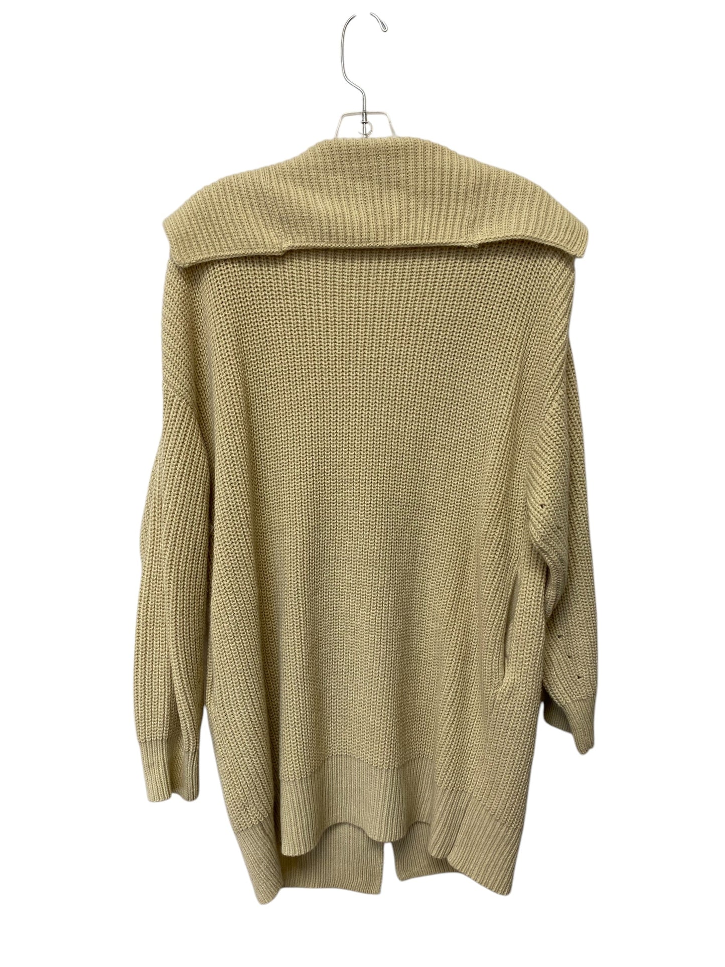 Cardigan By Clothes Mentor In Cream, Size: S