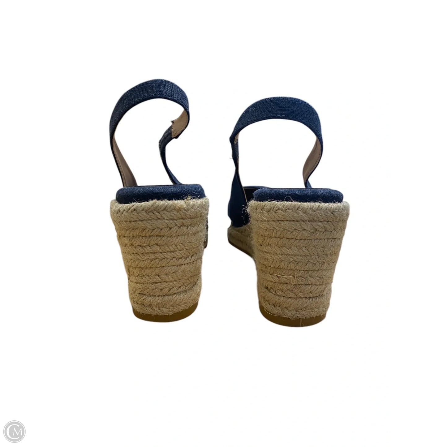 Shoes Heels Wedge By Cole-haan In Blue, Size: 6.5