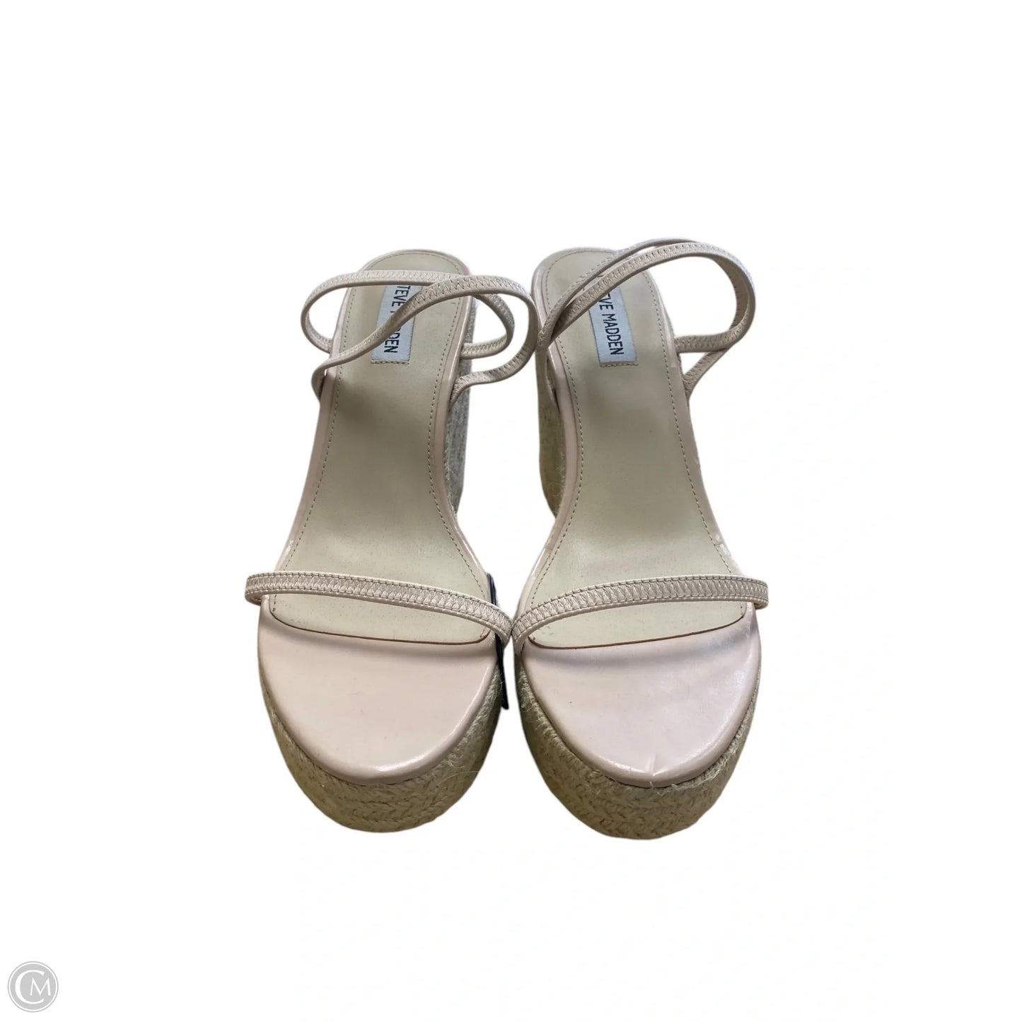 Sandals Heels Wedge By Steve Madden In Pink, Size: 10