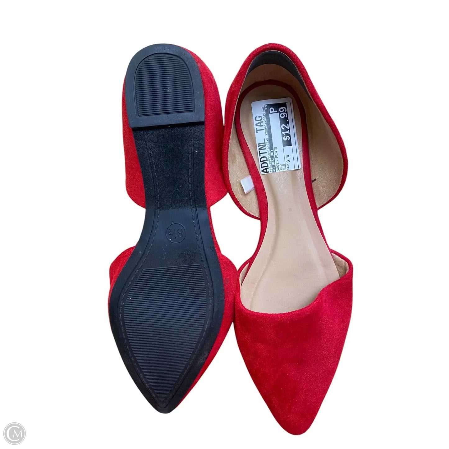 Shoes Flats By A New Day In Red, Size: 8.5