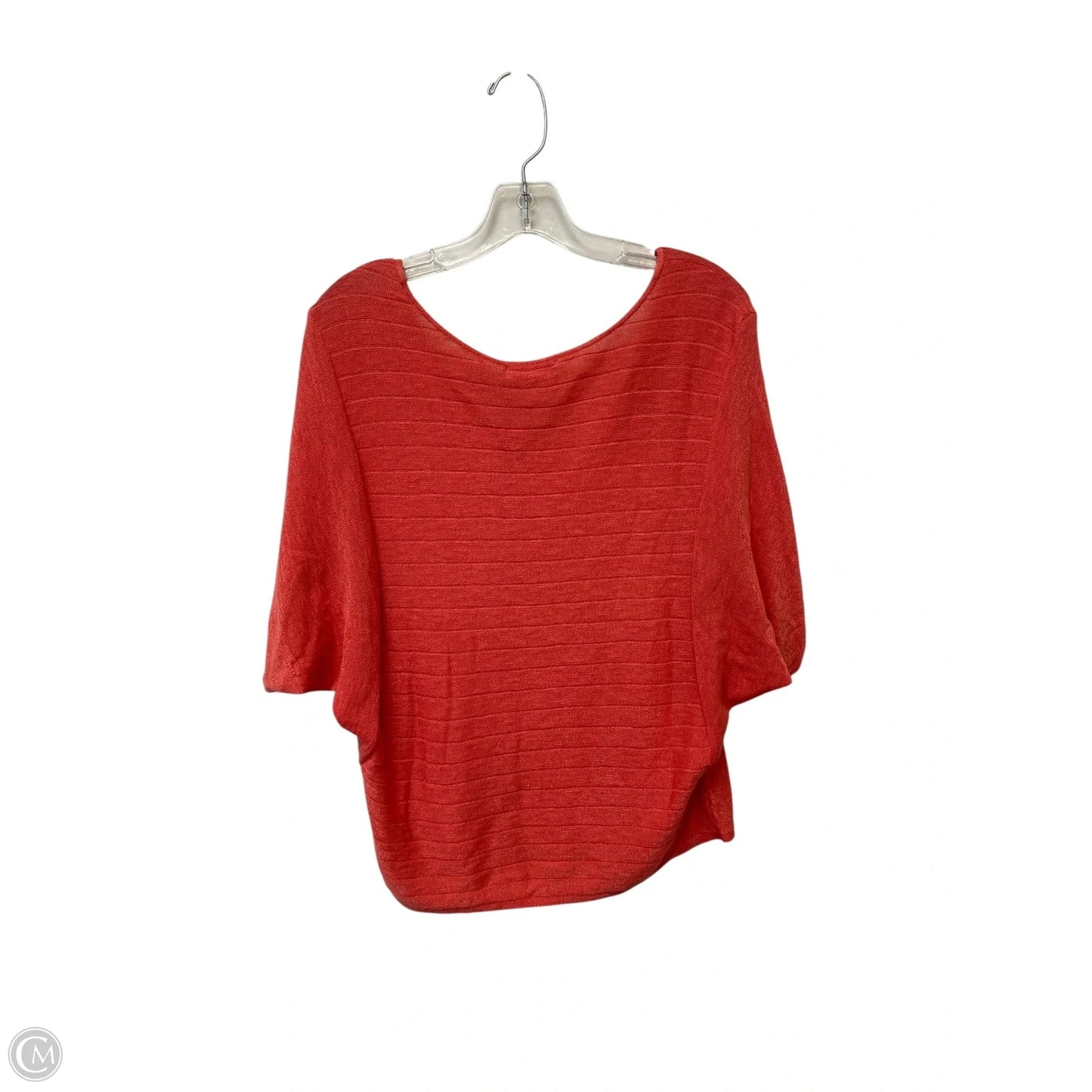 Top Short Sleeve By Nic + Zoe In Coral, Size: M
