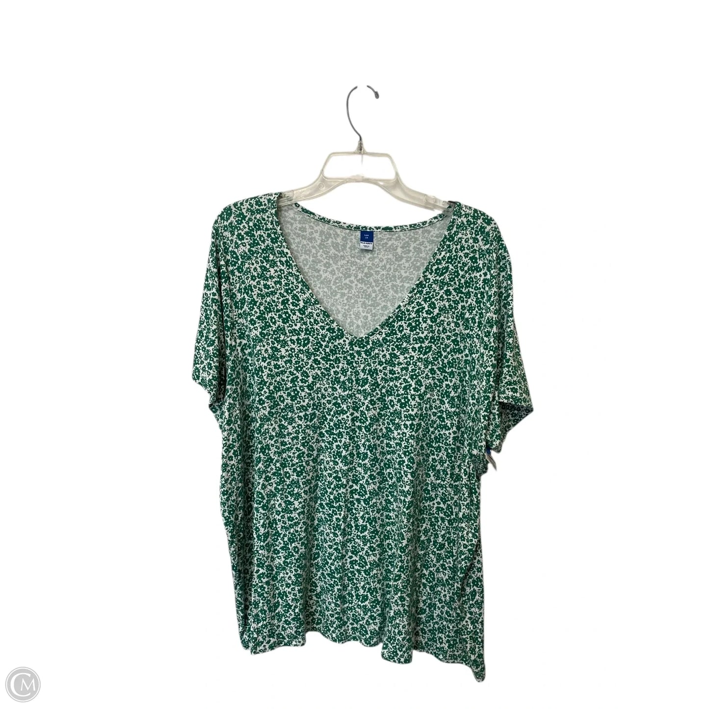 Top Short Sleeve By Old Navy In Green, Size: 2x
