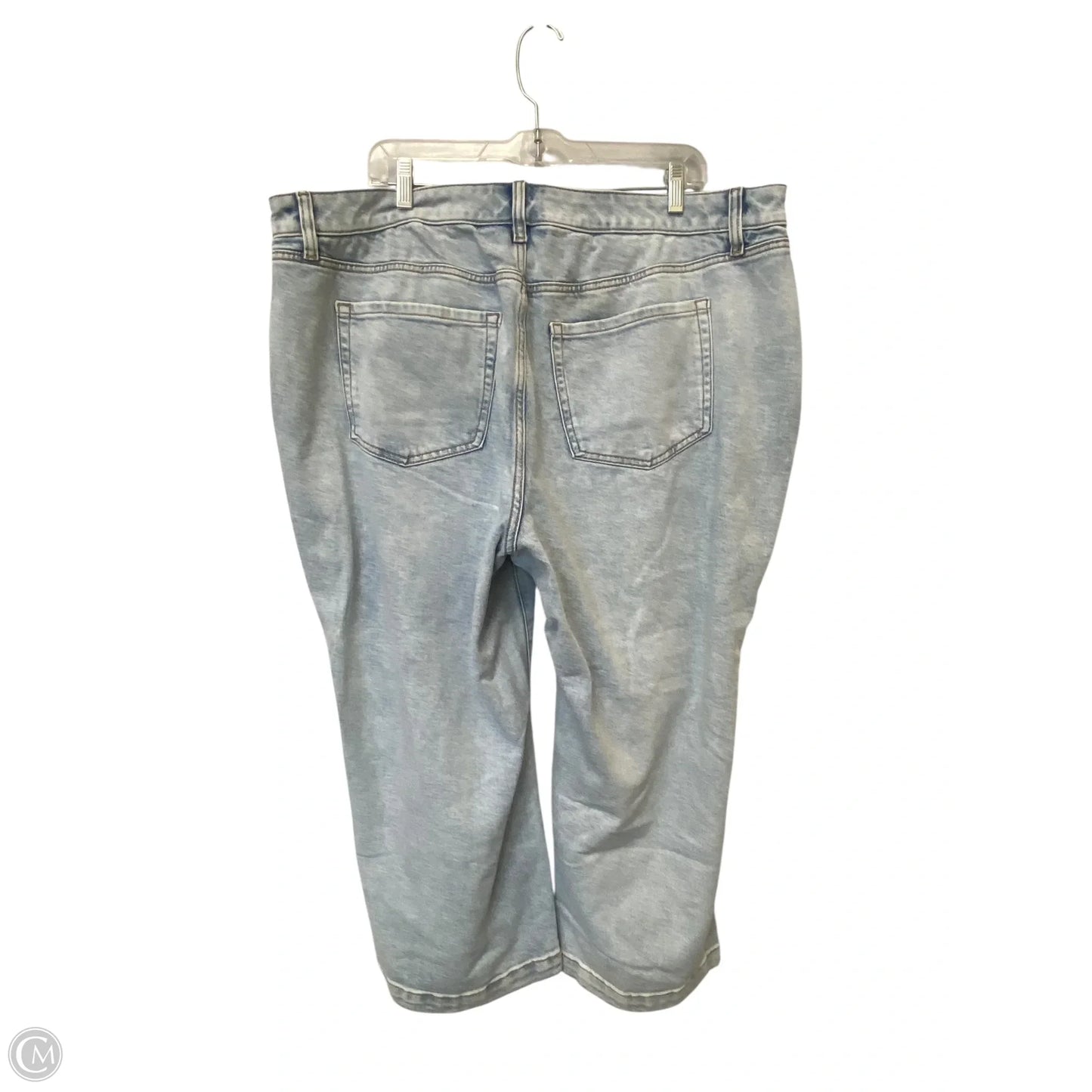 Jeans Wide Leg By Lane Bryant In Blue Denim, Size: 18