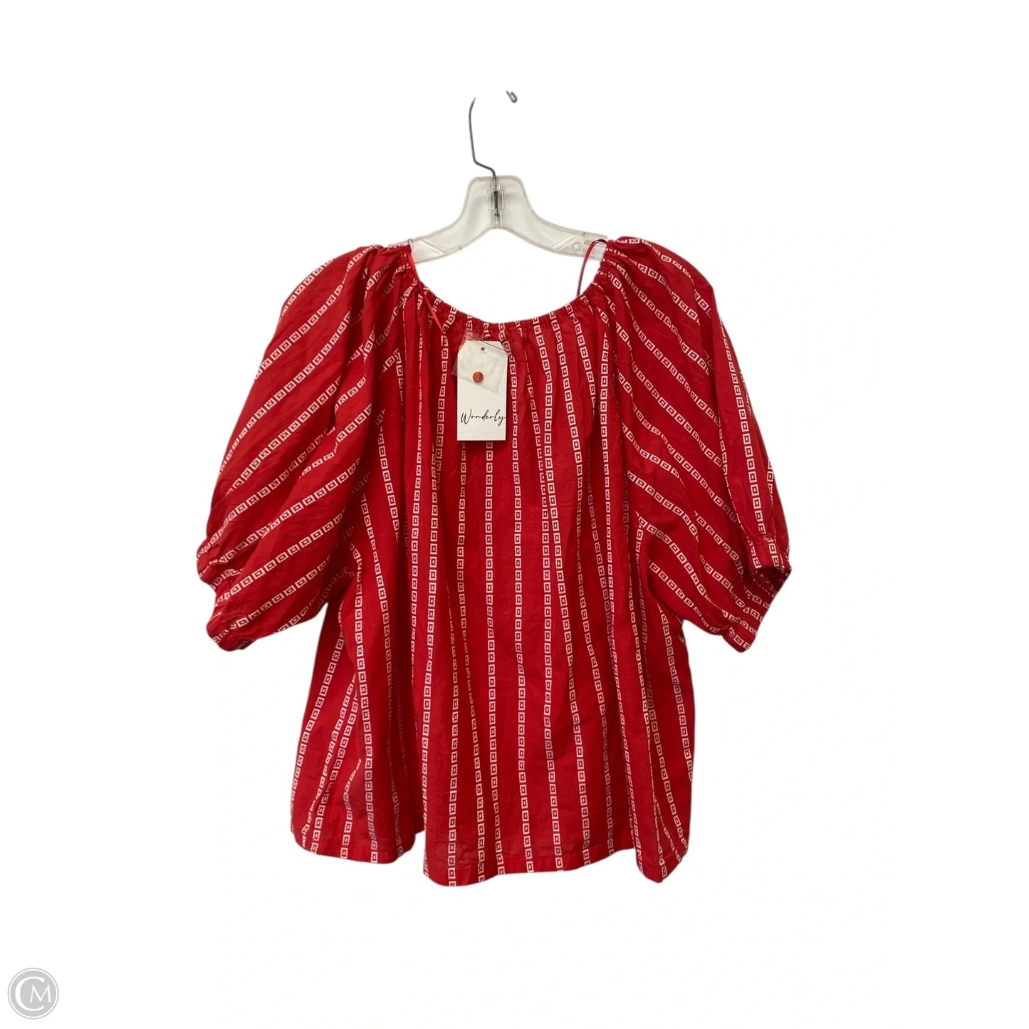 Top Short Sleeve By Wonderly In Red, Size: Xxl