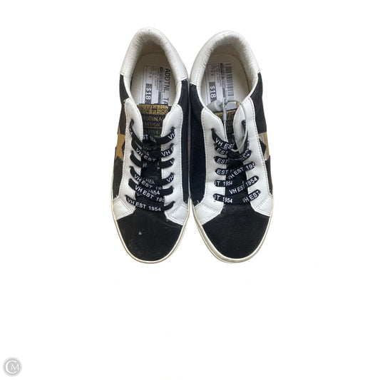 Shoes Sneakers By Vintage Havana In Black & Cream, Size: 5.5