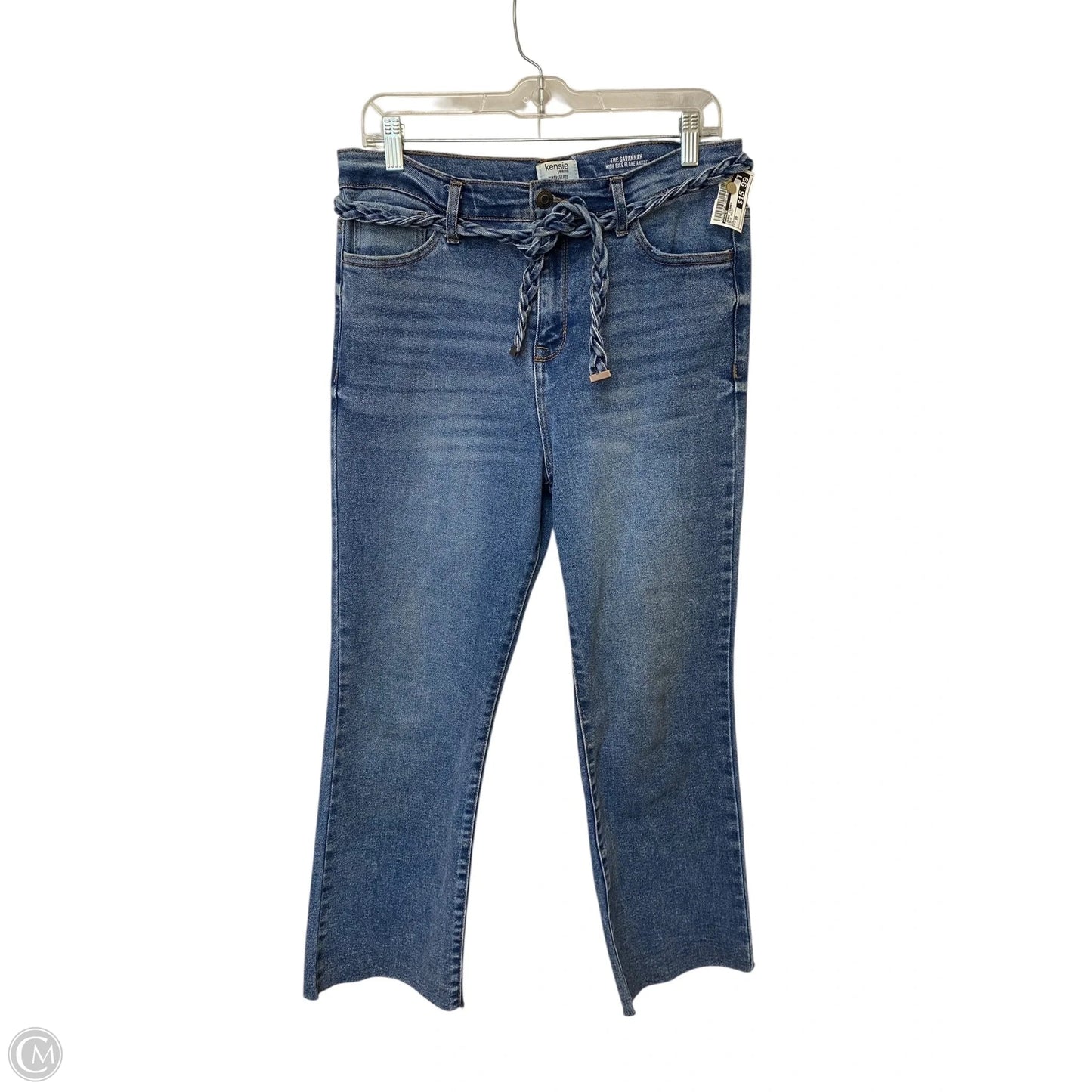 Jeans Flared By Kensie In Blue Denim, Size: 10