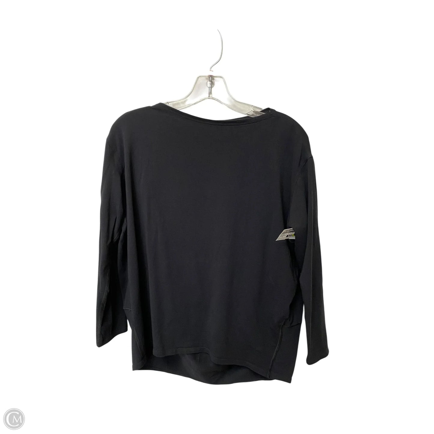 Athletic Top Long Sleeve Crewneck By Lululemon In Black, Size: S