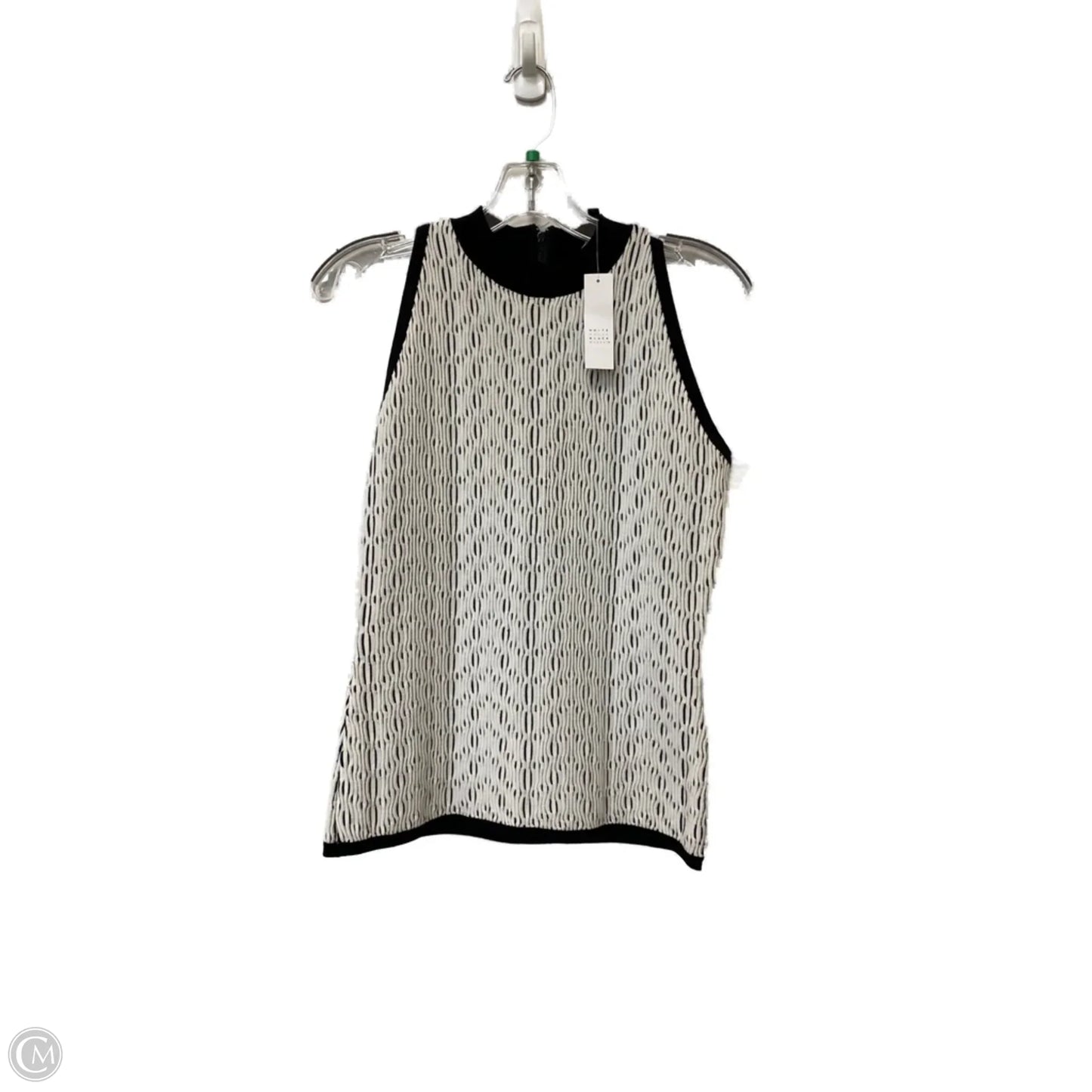Top Sleeveless By White House Black Market In Black & White, Size: S