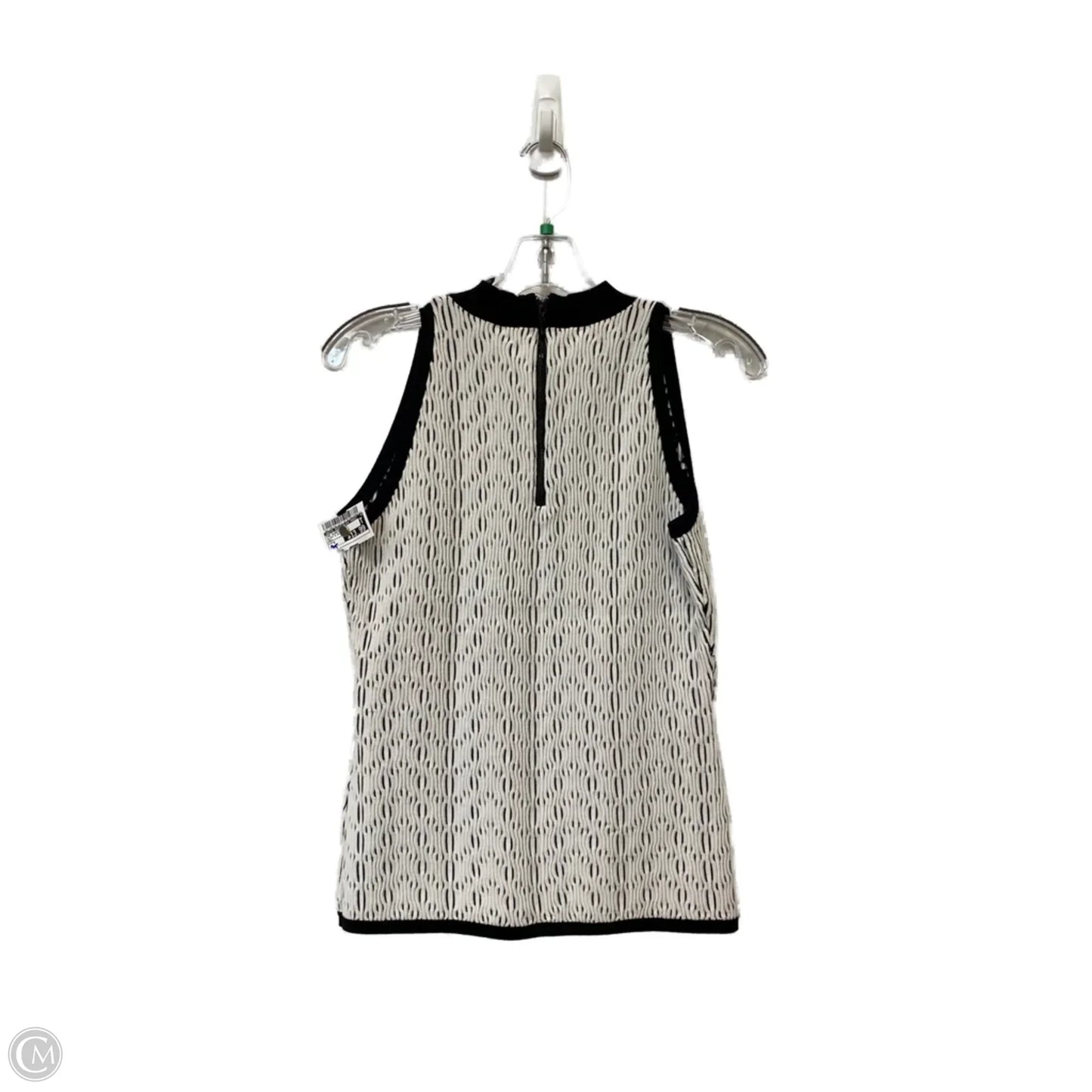 Top Sleeveless By White House Black Market In Black & White, Size: S