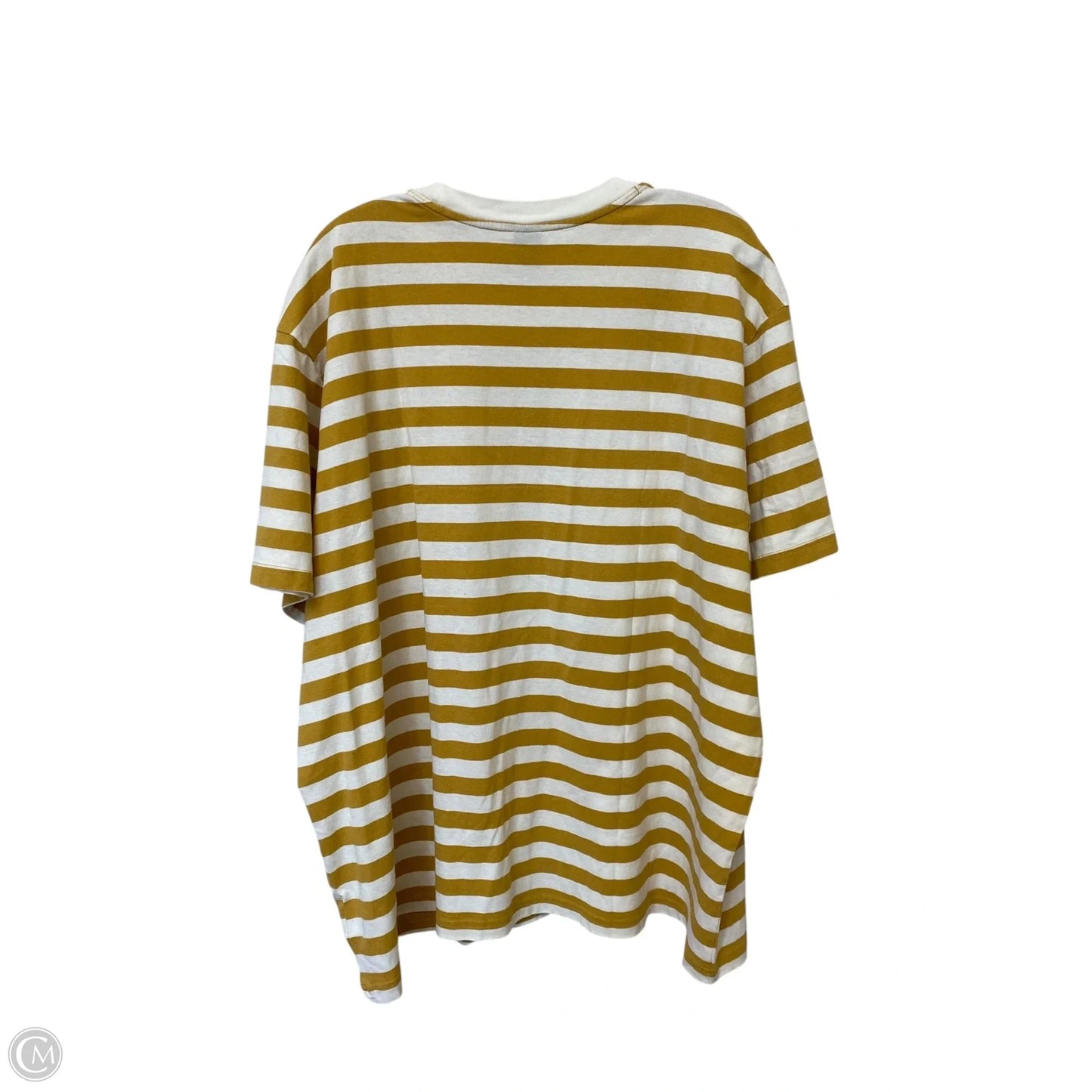 Top Short Sleeve Basic By Old Navy In Striped Pattern, Size: Xxl