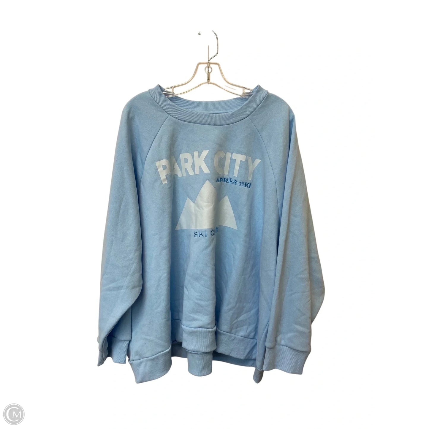 Sweatshirt Crewneck By Cme In Blue, Size: 2x