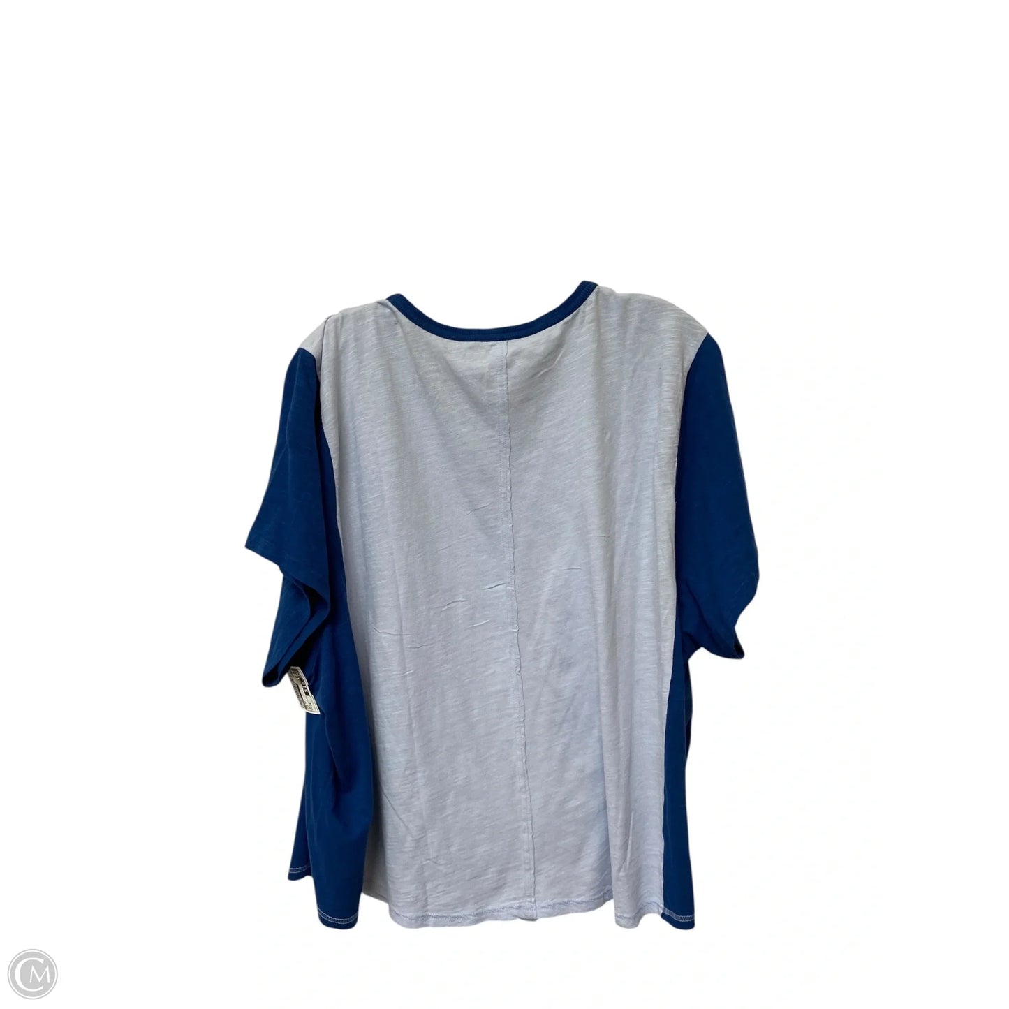 Top Short Sleeve By Pilcro In Blue, Size: 3x