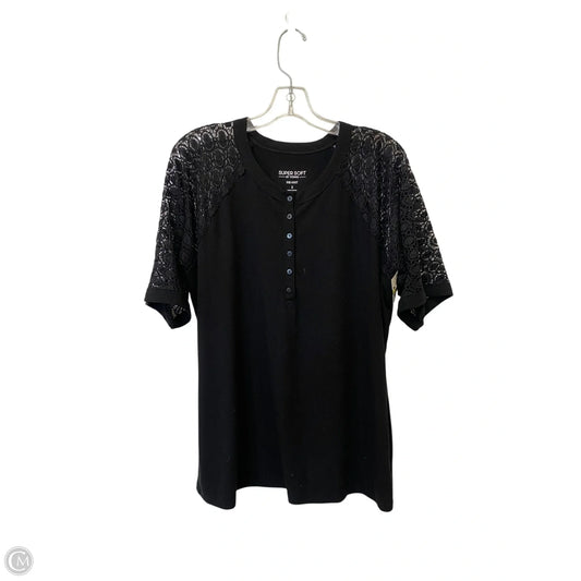Top Short Sleeve By Torrid In Black, Size: 2x