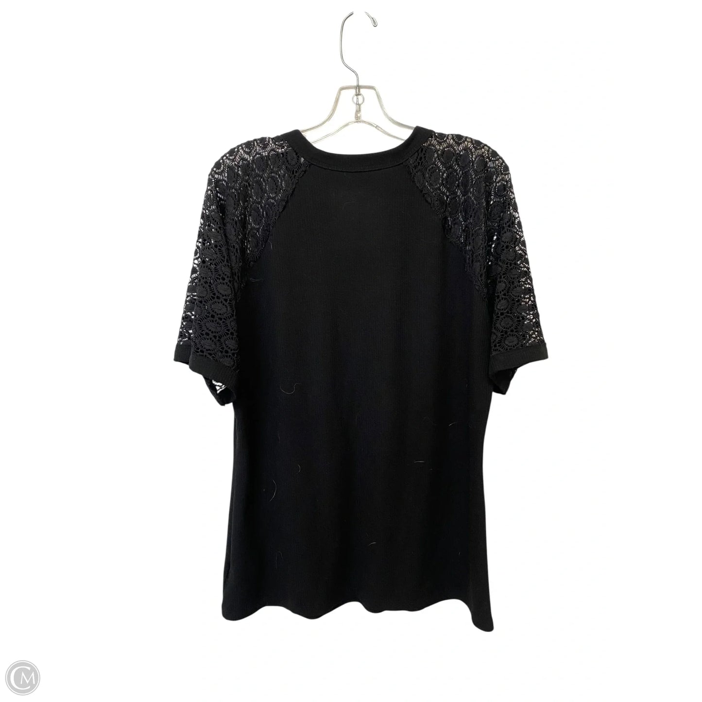Top Short Sleeve By Torrid In Black, Size: 2x