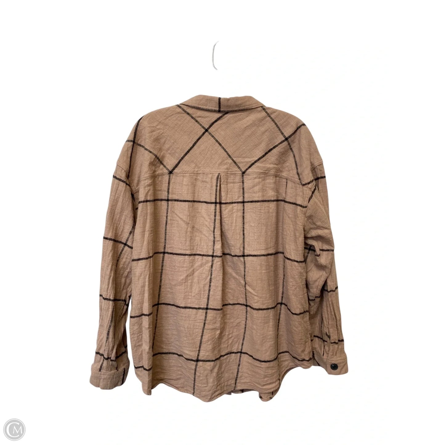 Jacket Shirt By Maurices In Brown, Size: Xxl