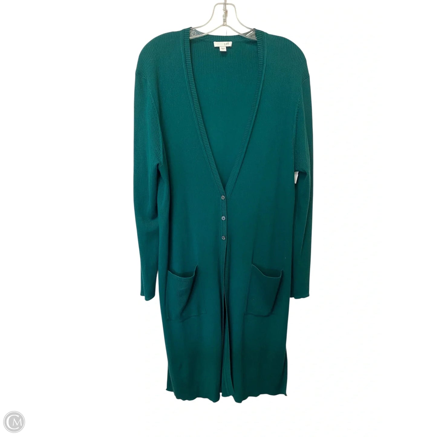 Cardigan By J. Jill In Green, Size: L