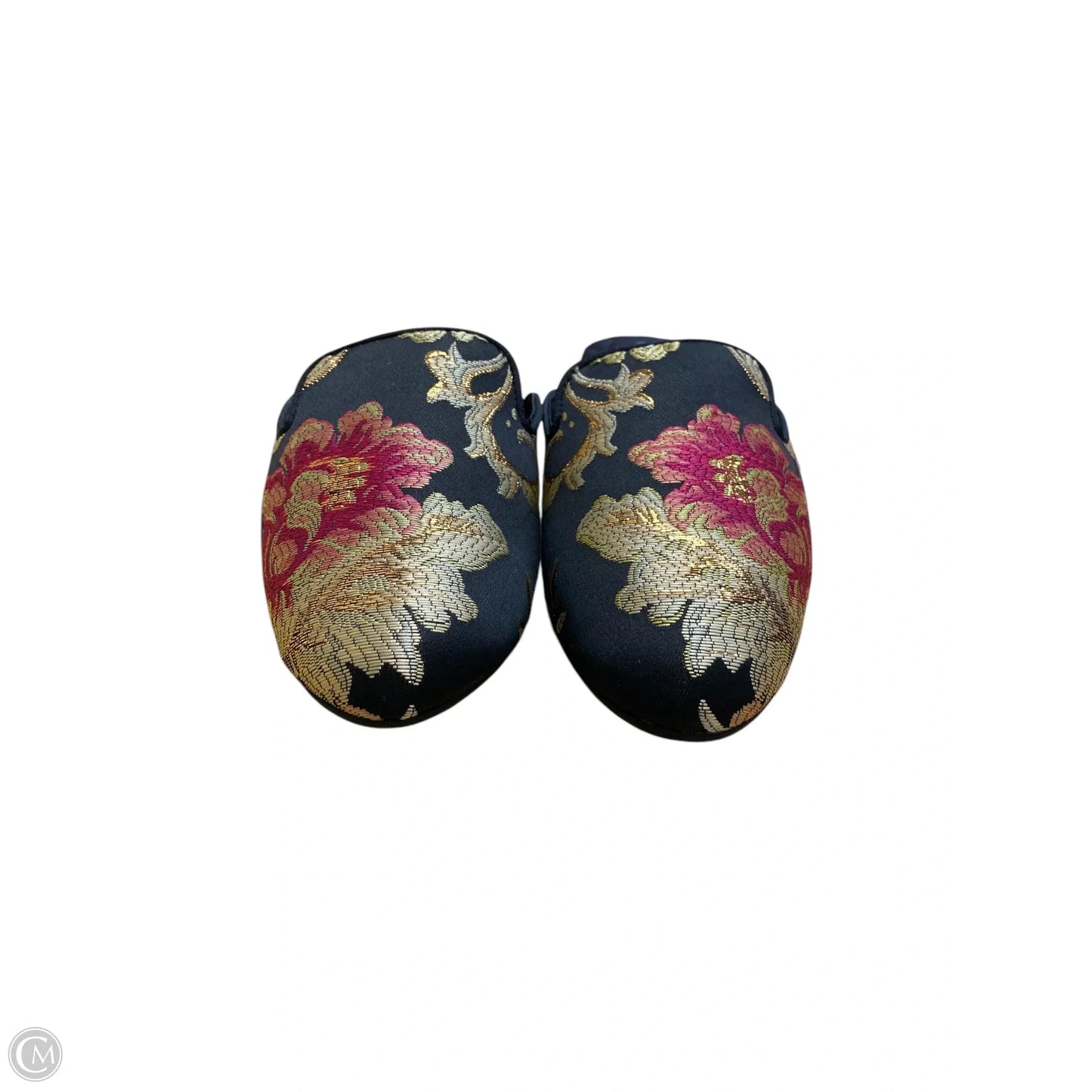 Shoes Flats By Clothes Mentor In Floral Print, Size: 7.5