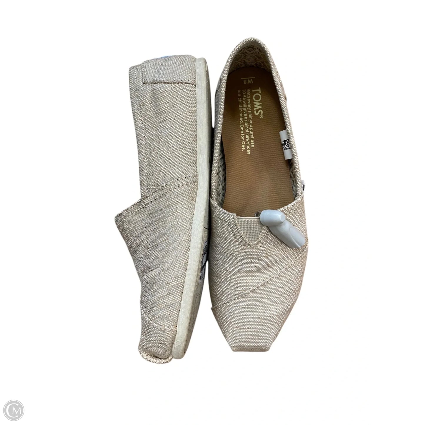 Shoes Flats By Toms In Beige, Size: 8
