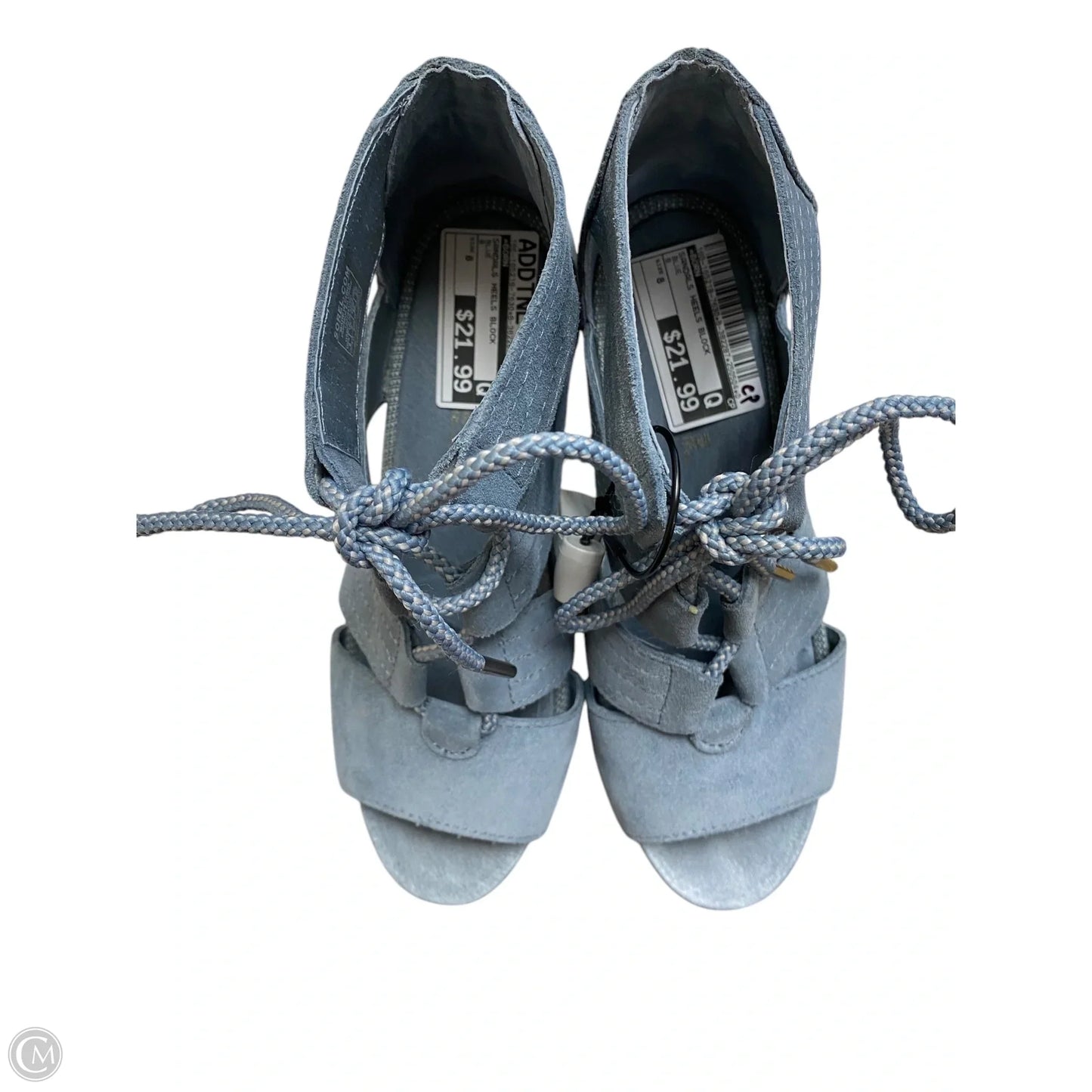 Sandals Heels Block By Born In Blue, Size: 8