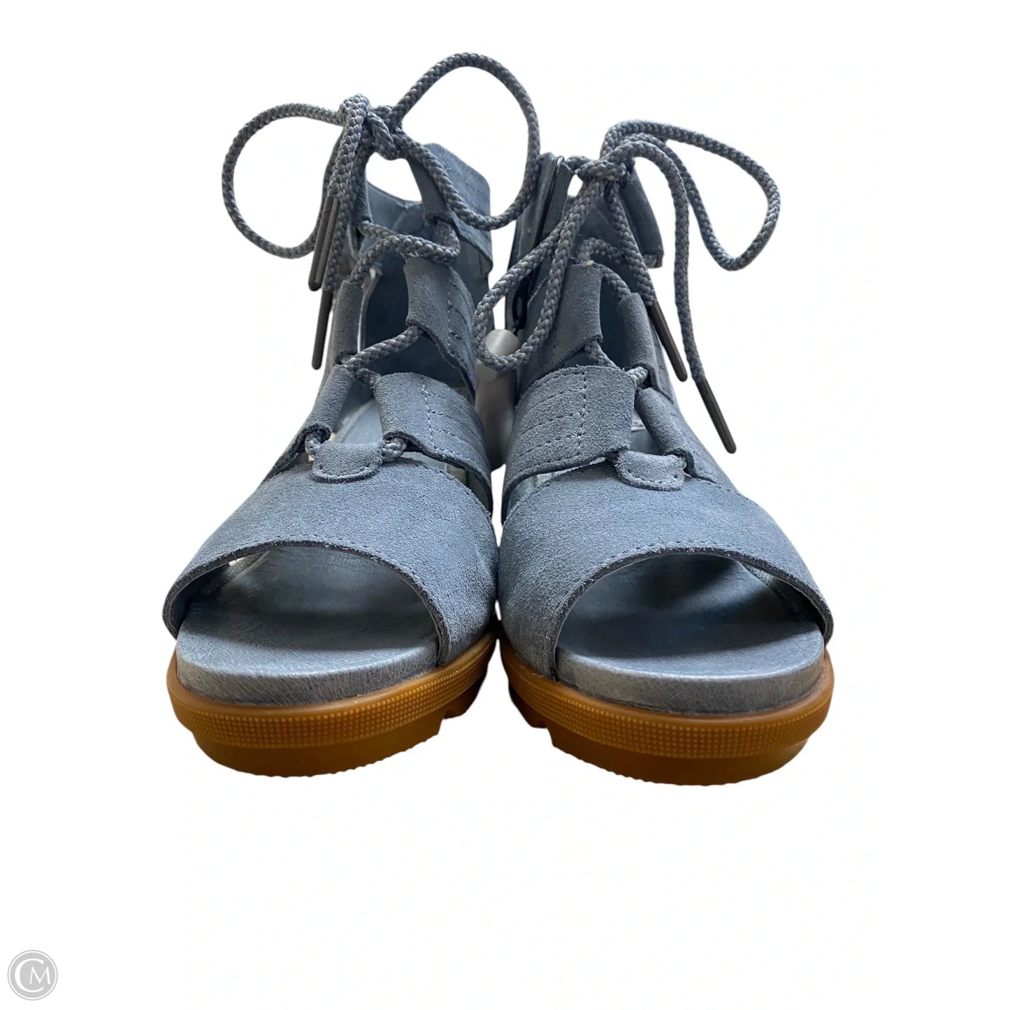 Sandals Heels Block By Born In Blue, Size: 8