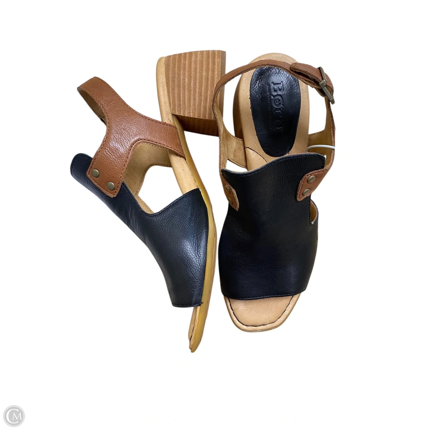 Sandals Heels Wedge By Sorel In Blue, Size: 8