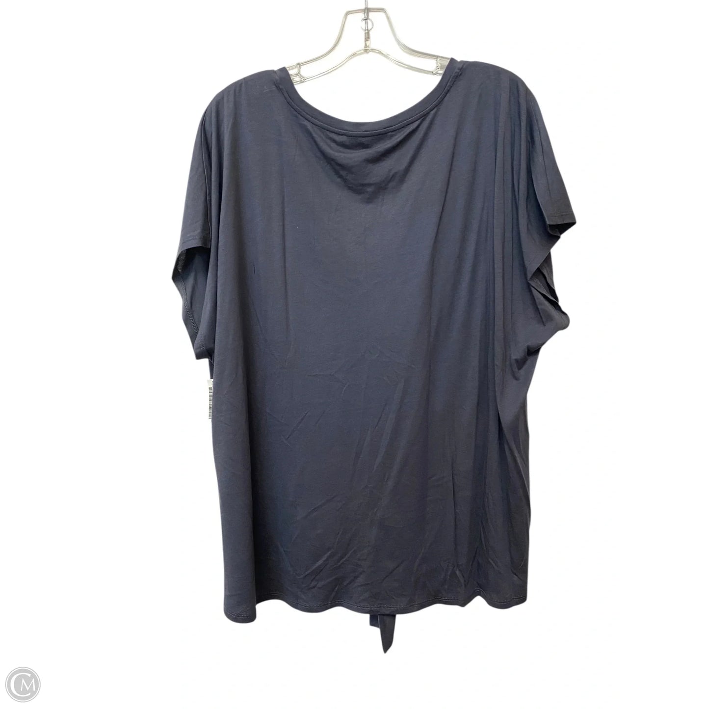 Top Short Sleeve Basic By Loft In Grey, Size: 20
