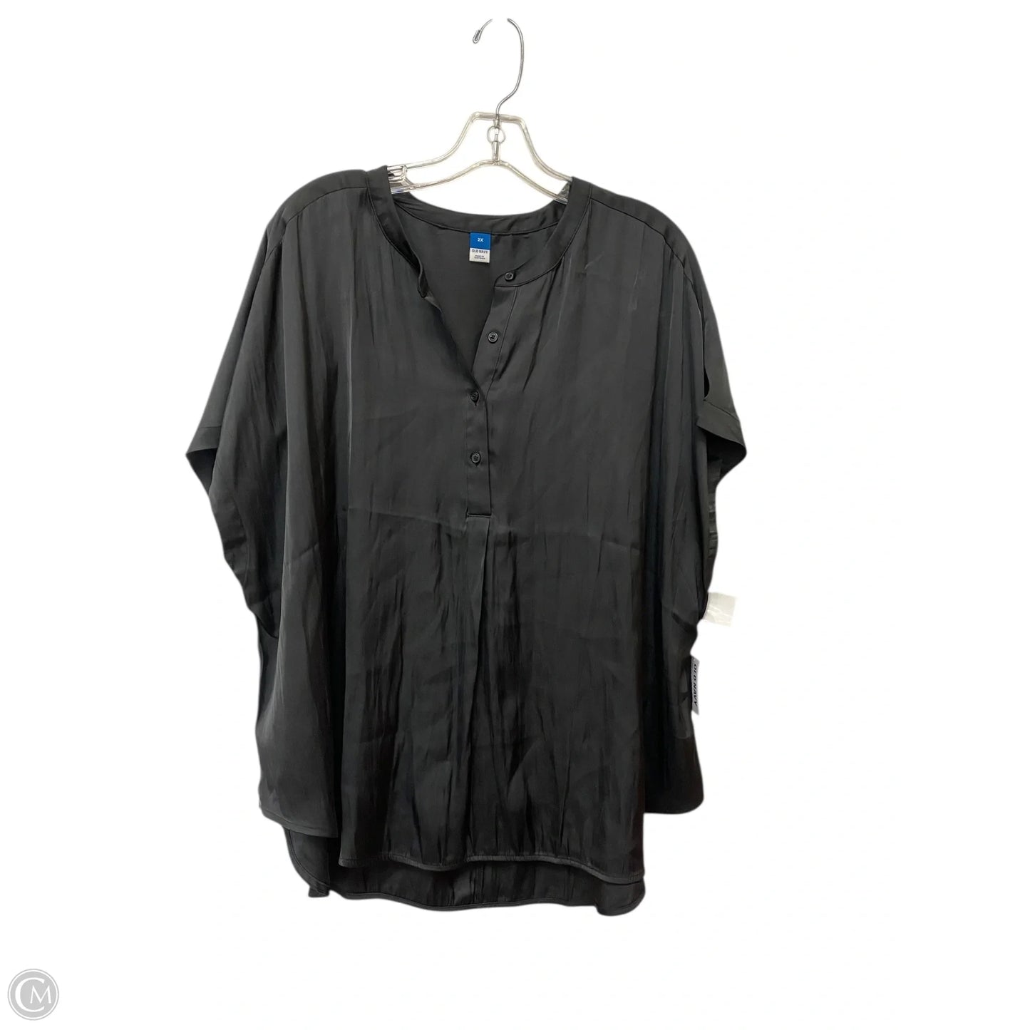 Top Short Sleeve By Old Navy In Black, Size: 2x