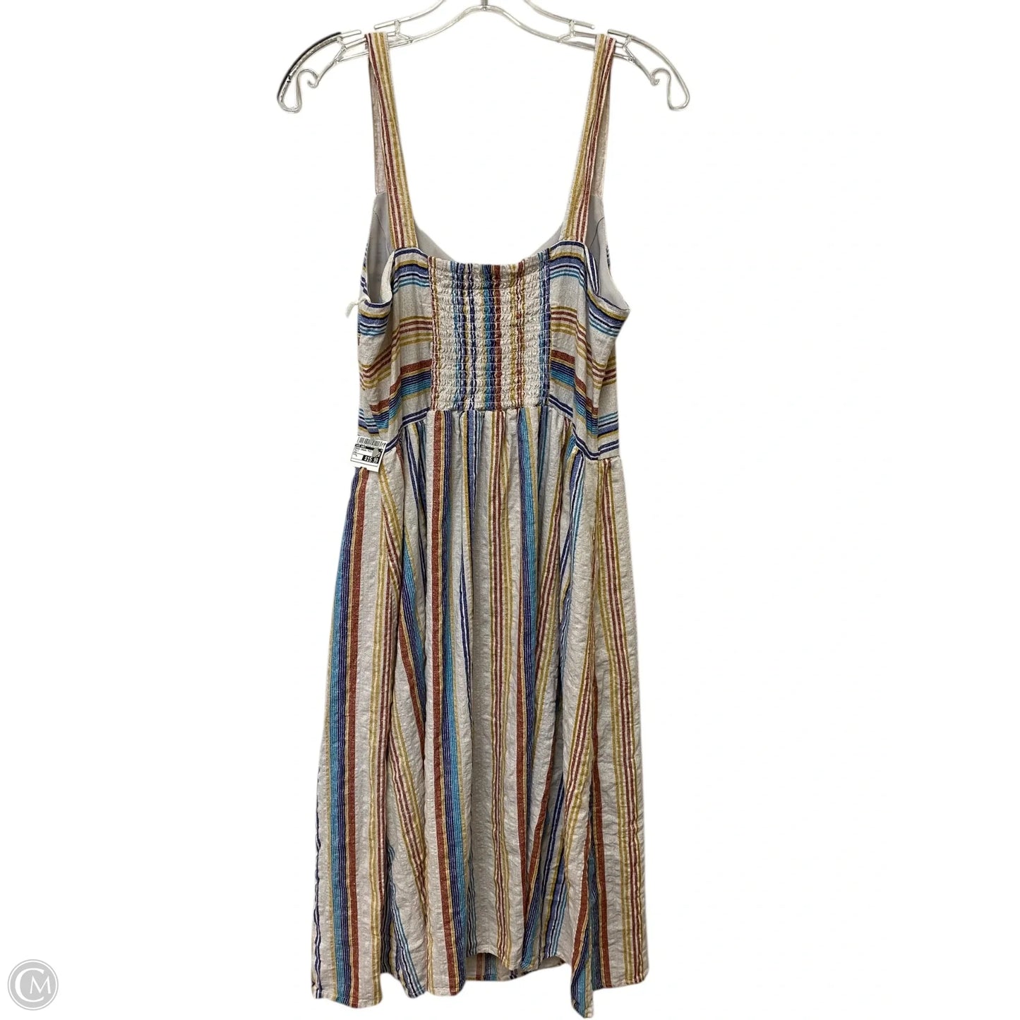 Dress Casual Midi By Ava James In Multi-colored, Size: L