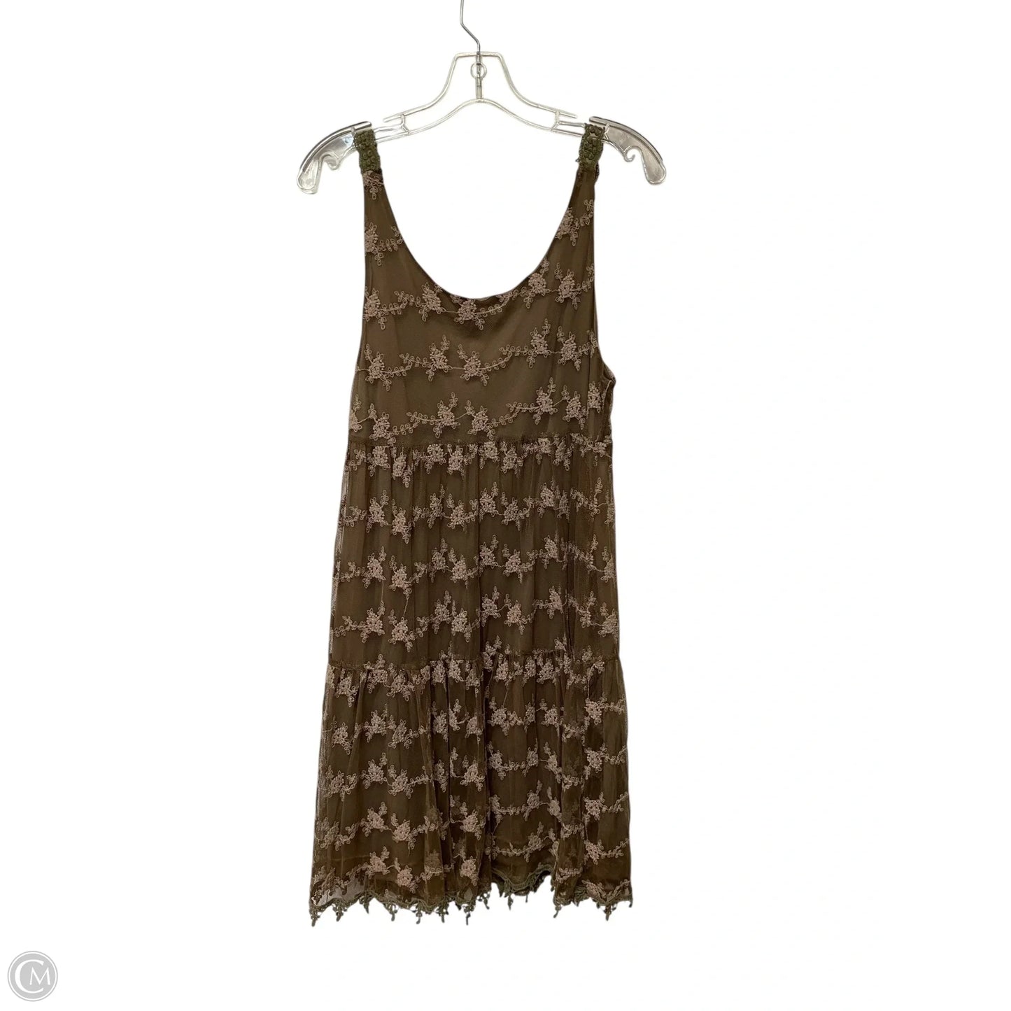 Dress Casual Short By Areve In Brown, Size: L