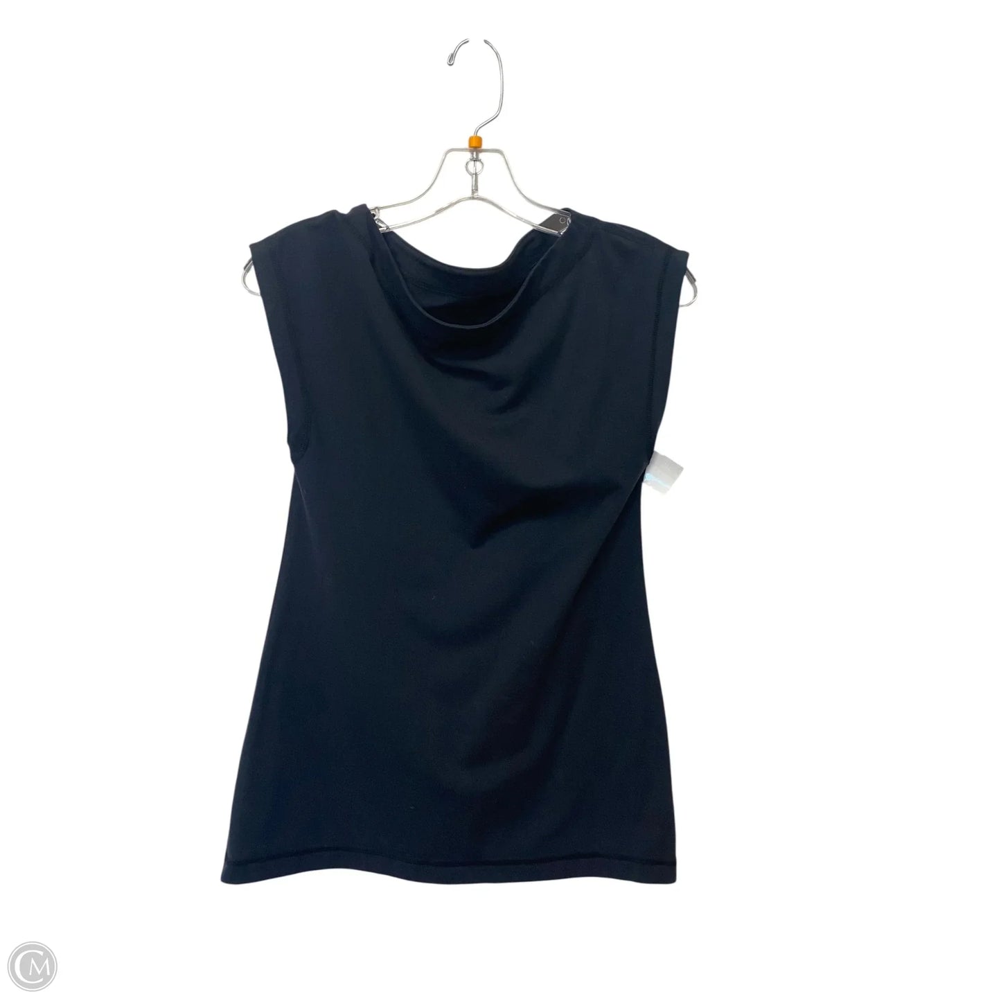 Athletic Top Short Sleeve By Lululemon In Black, Size: M