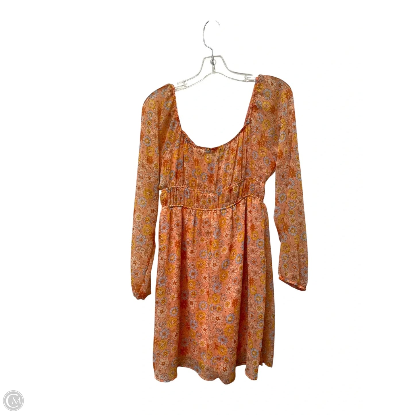 Dress Casual Short By Almost Famous In Orange, Size: M