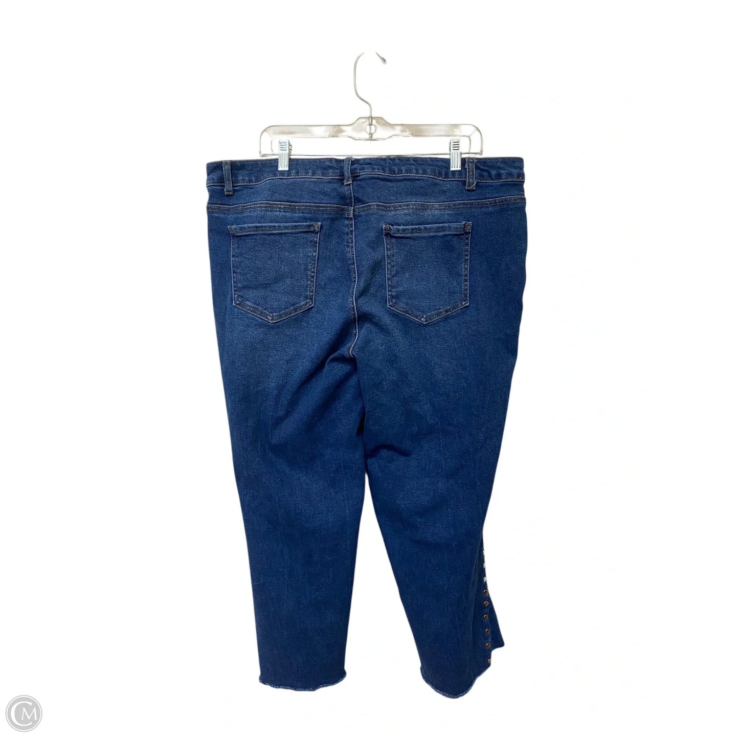 Jeans Cropped By Cato In Blue Denim, Size: 20