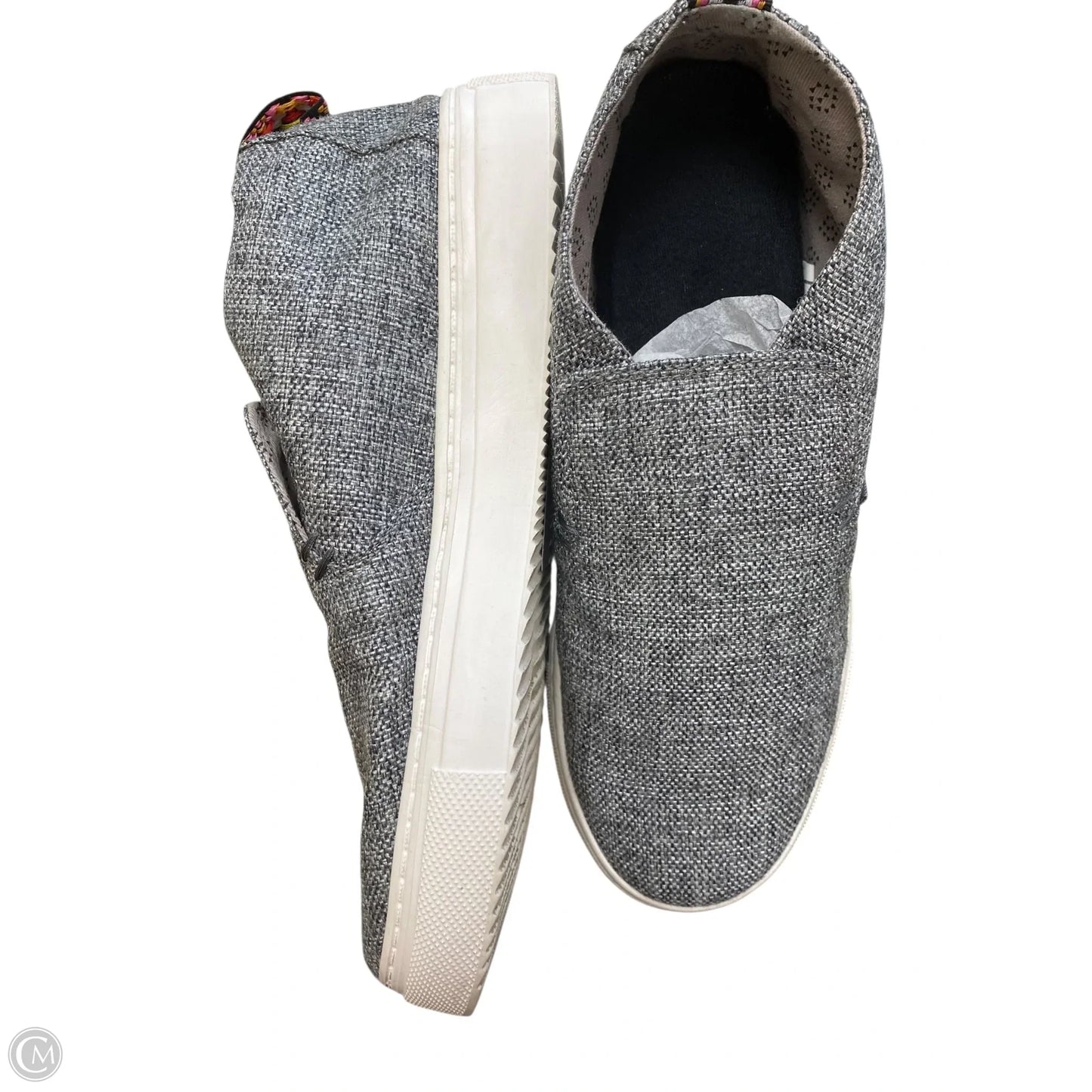 Shoes Flats By Hey Dude In Grey, Size: 9