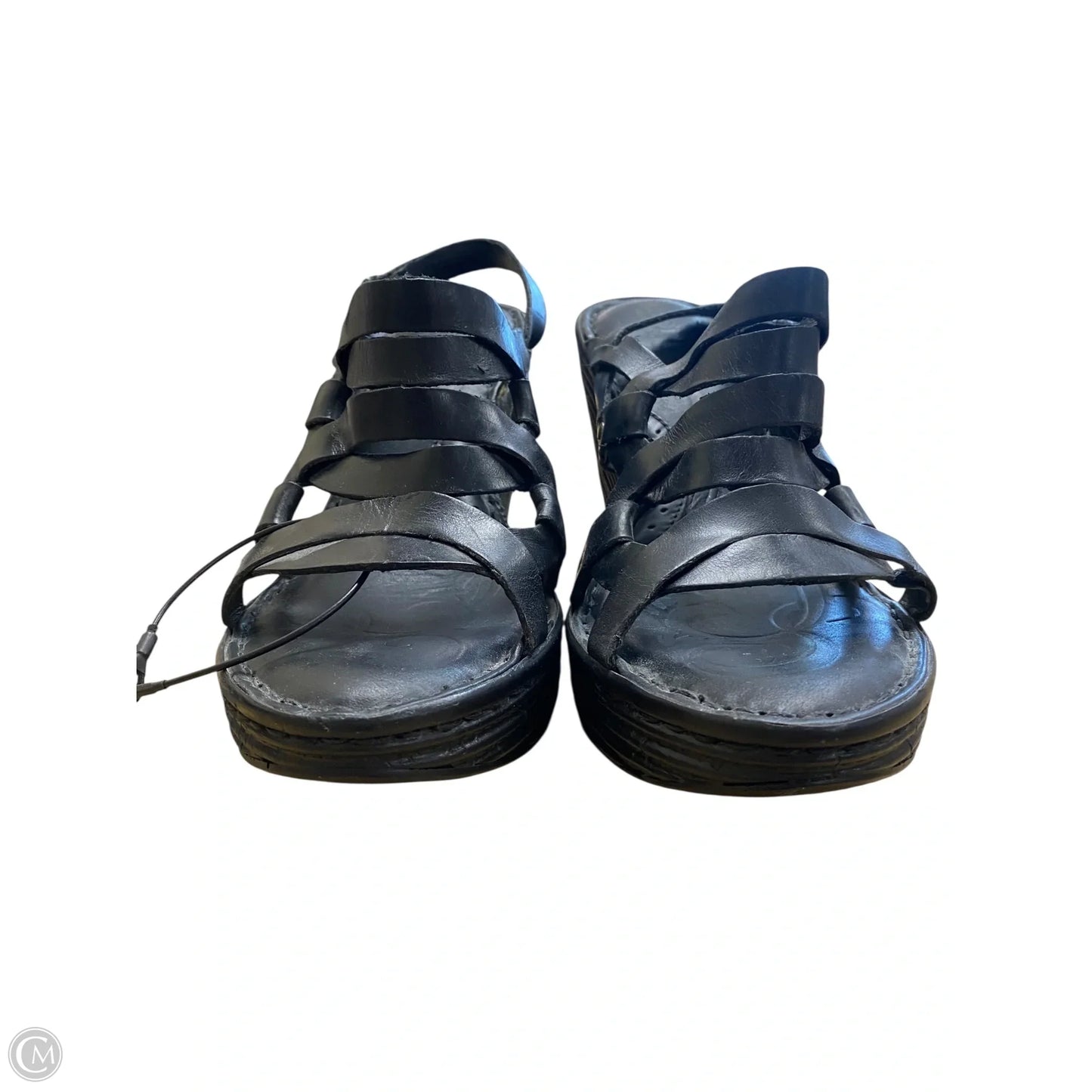 Shoes Heels Wedge By Born In Black, Size: 9