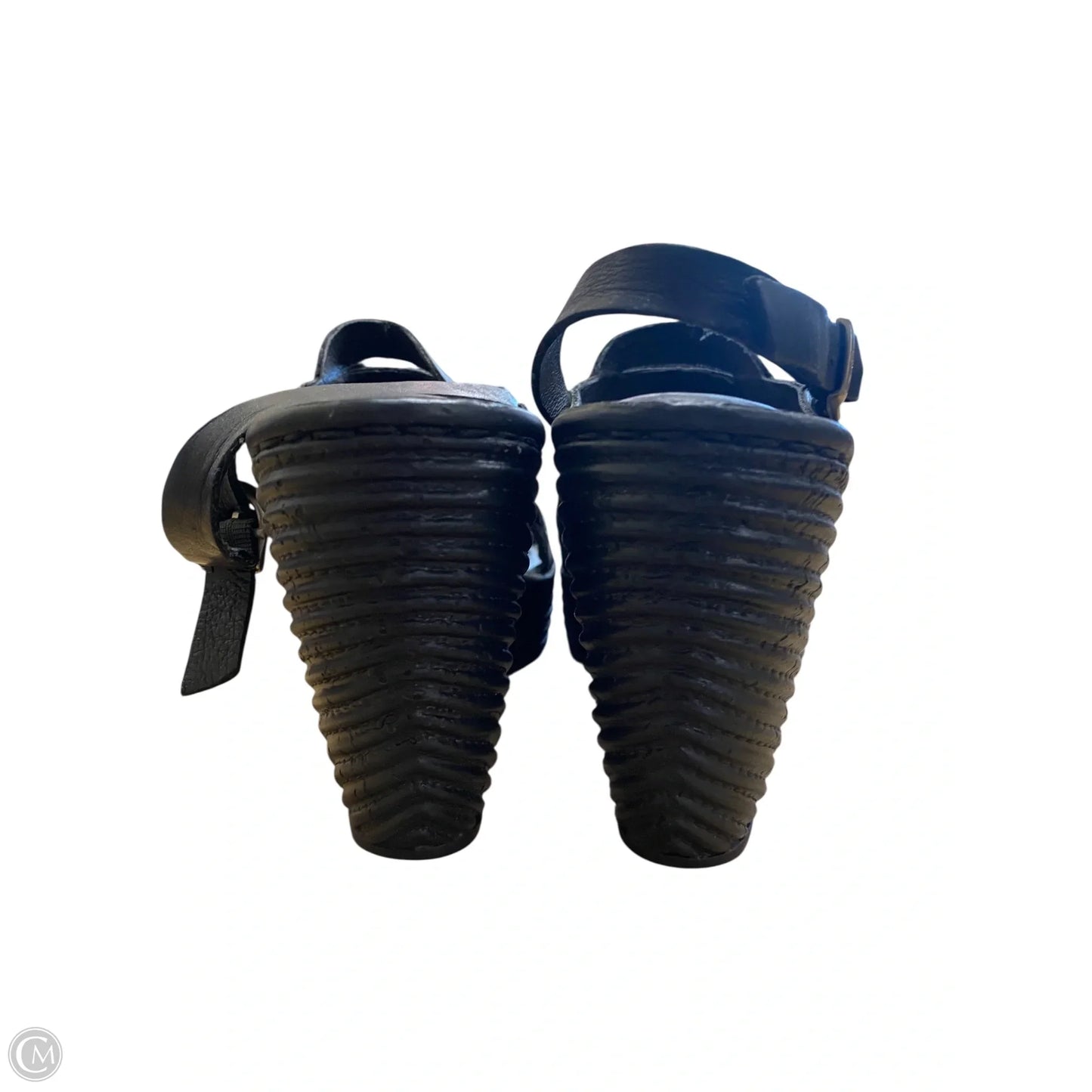 Shoes Heels Wedge By Born In Black, Size: 9
