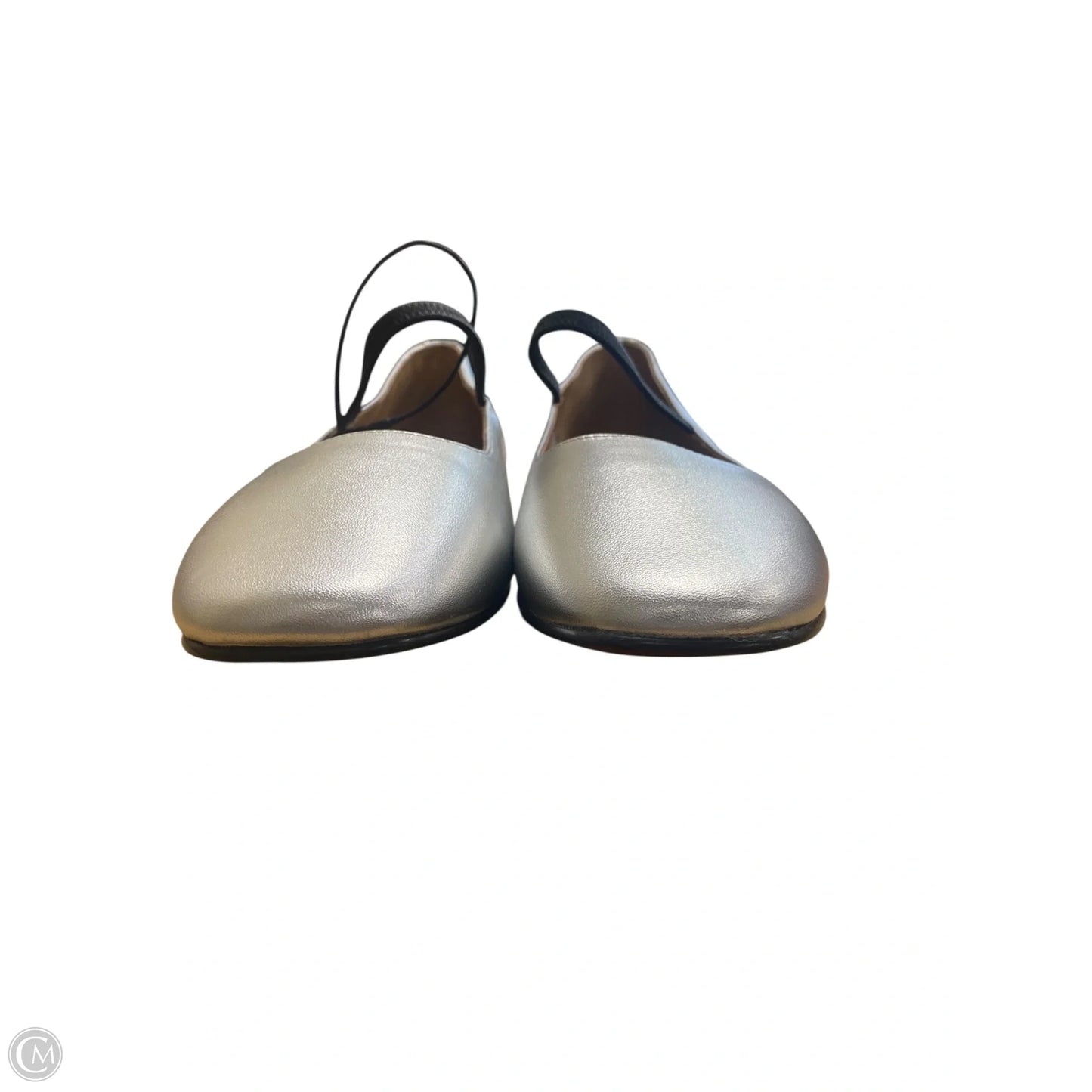 Shoes Flats By Madewell In Silver, Size: 8