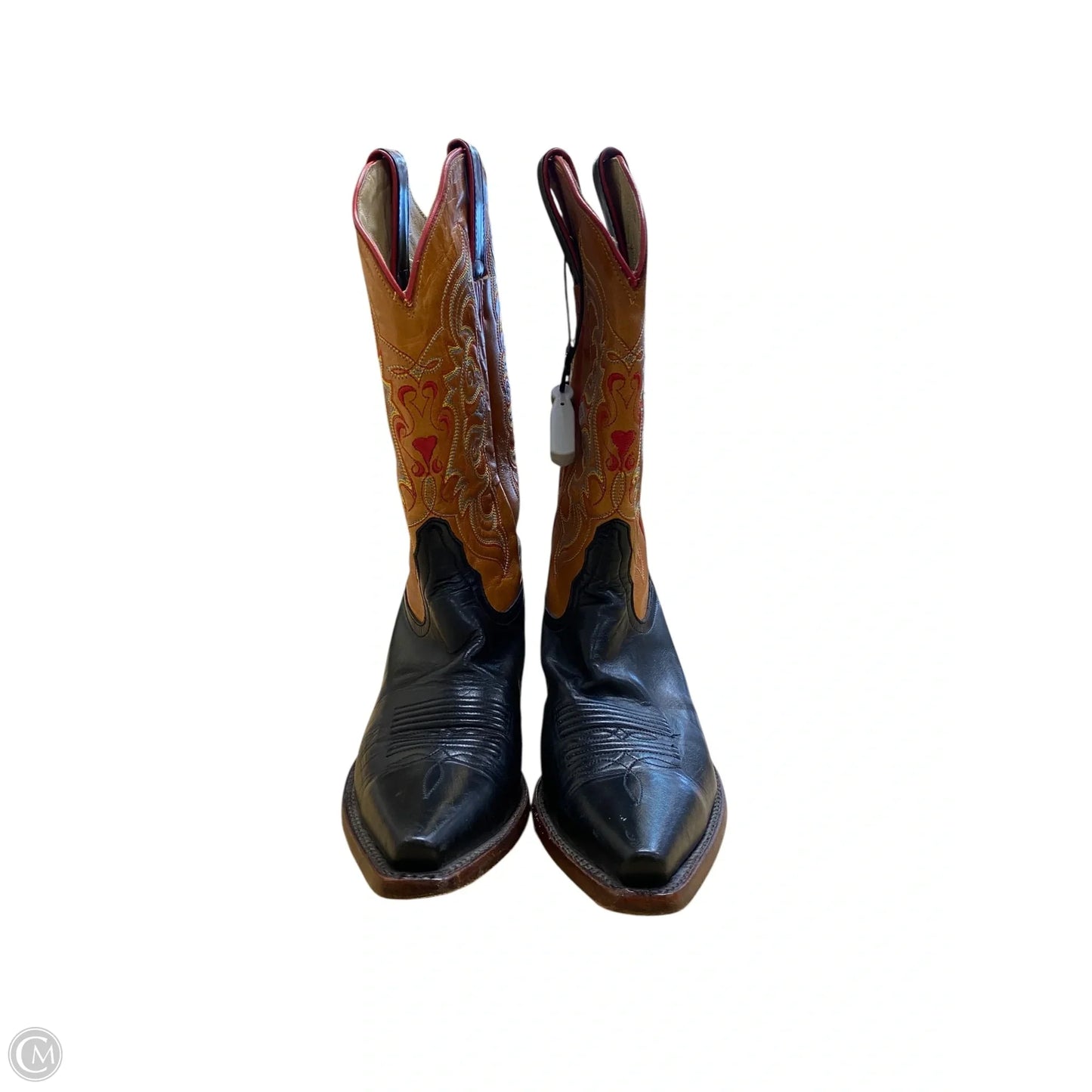 Boots Western By Tony Lama In Black & Brown, Size: 7