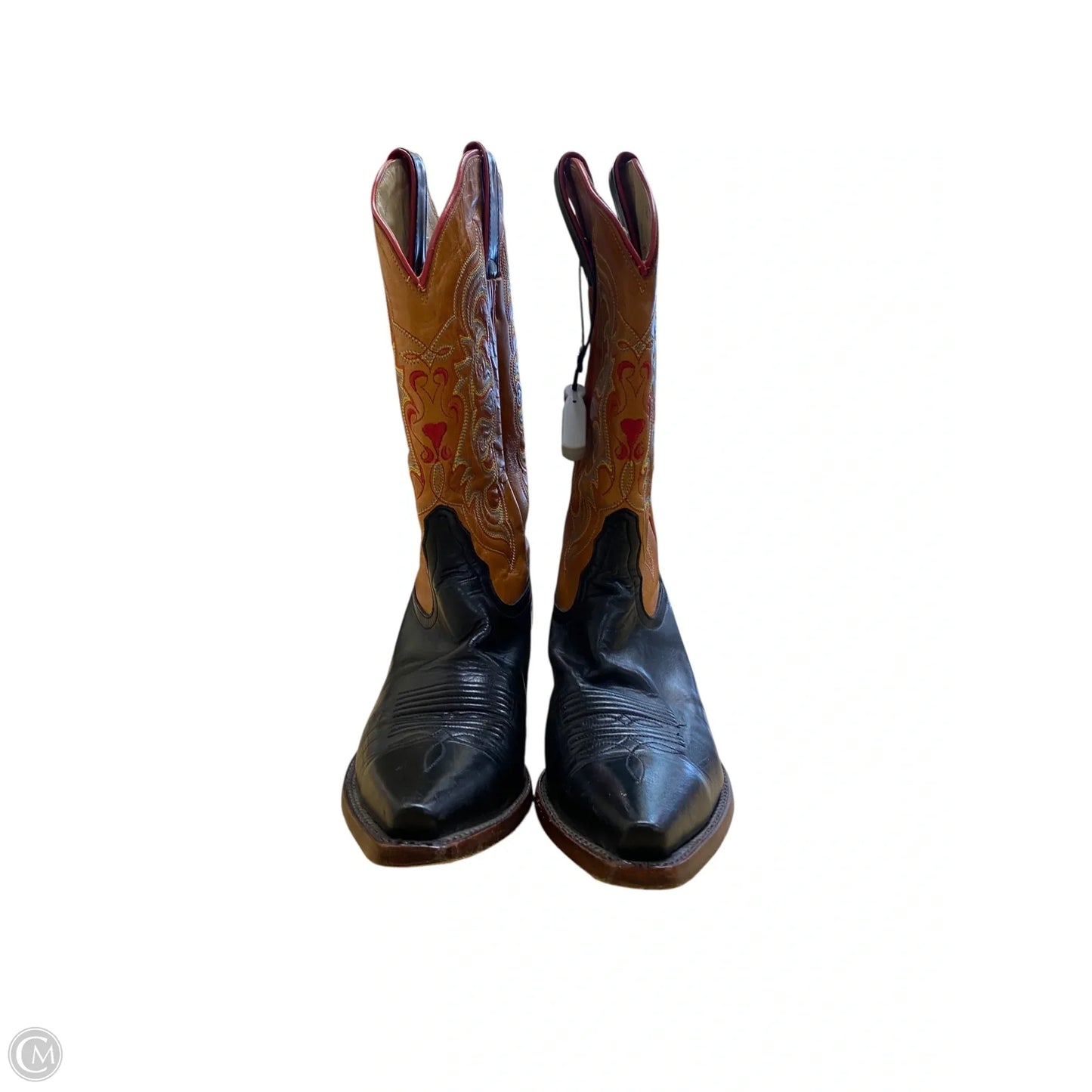 Boots Western By Tony Lama In Black & Brown, Size: 7