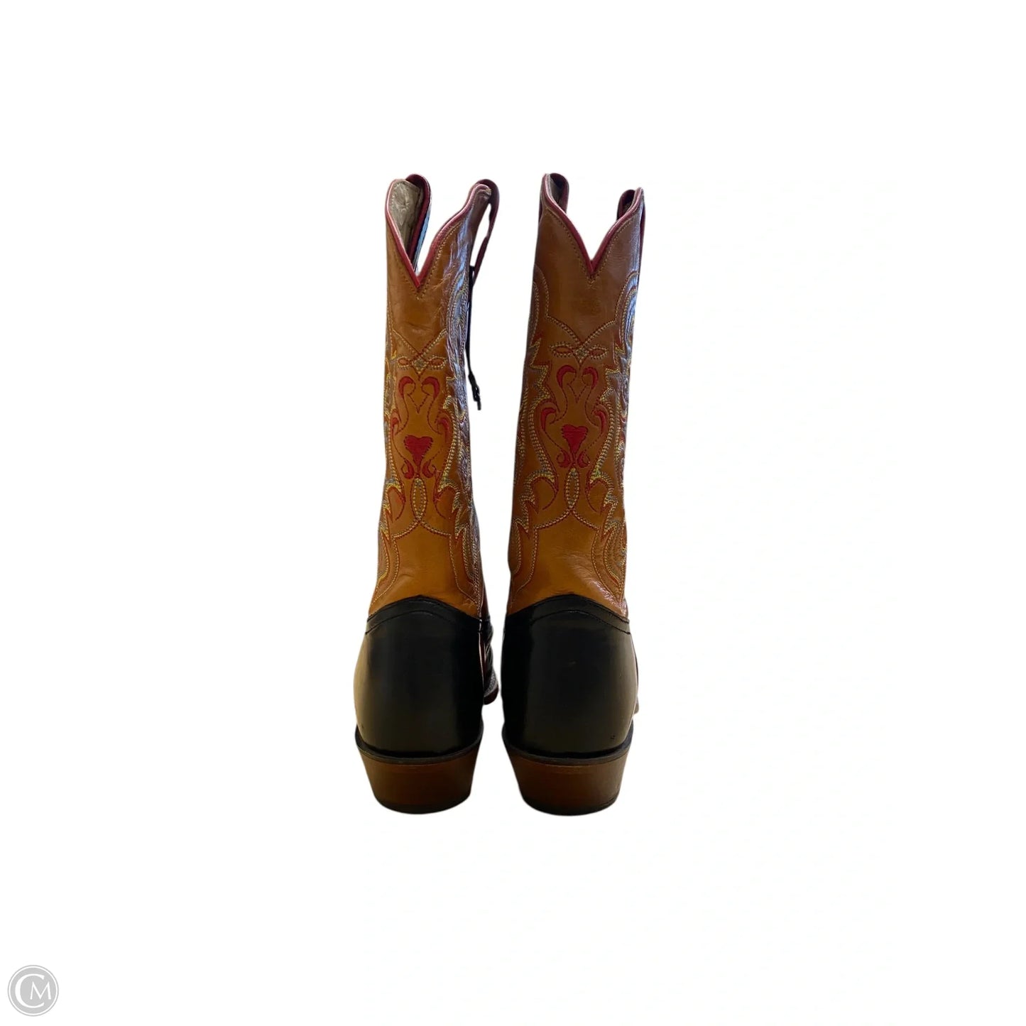 Boots Western By Tony Lama In Black & Brown, Size: 7