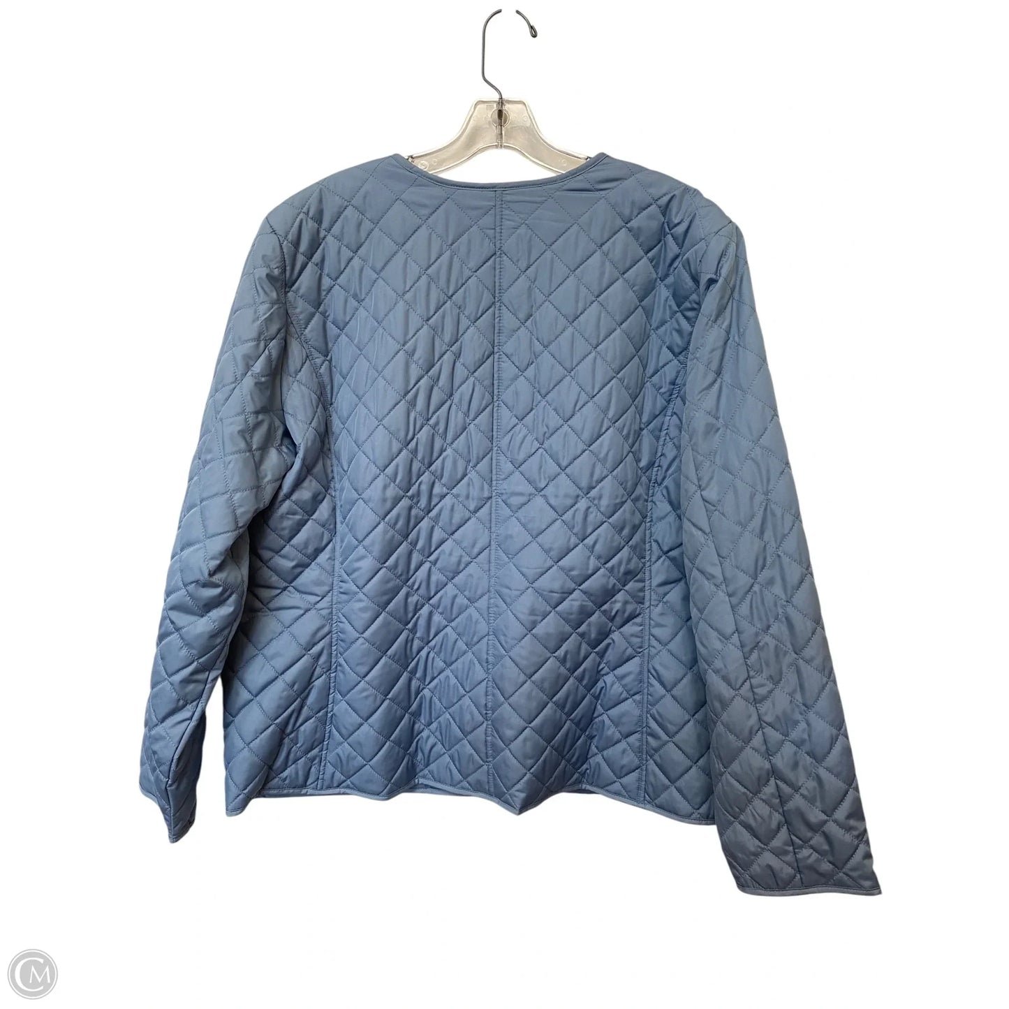 Jacket Puffer & Quilted By Croft And Barrow In Blue, Size: Xxl