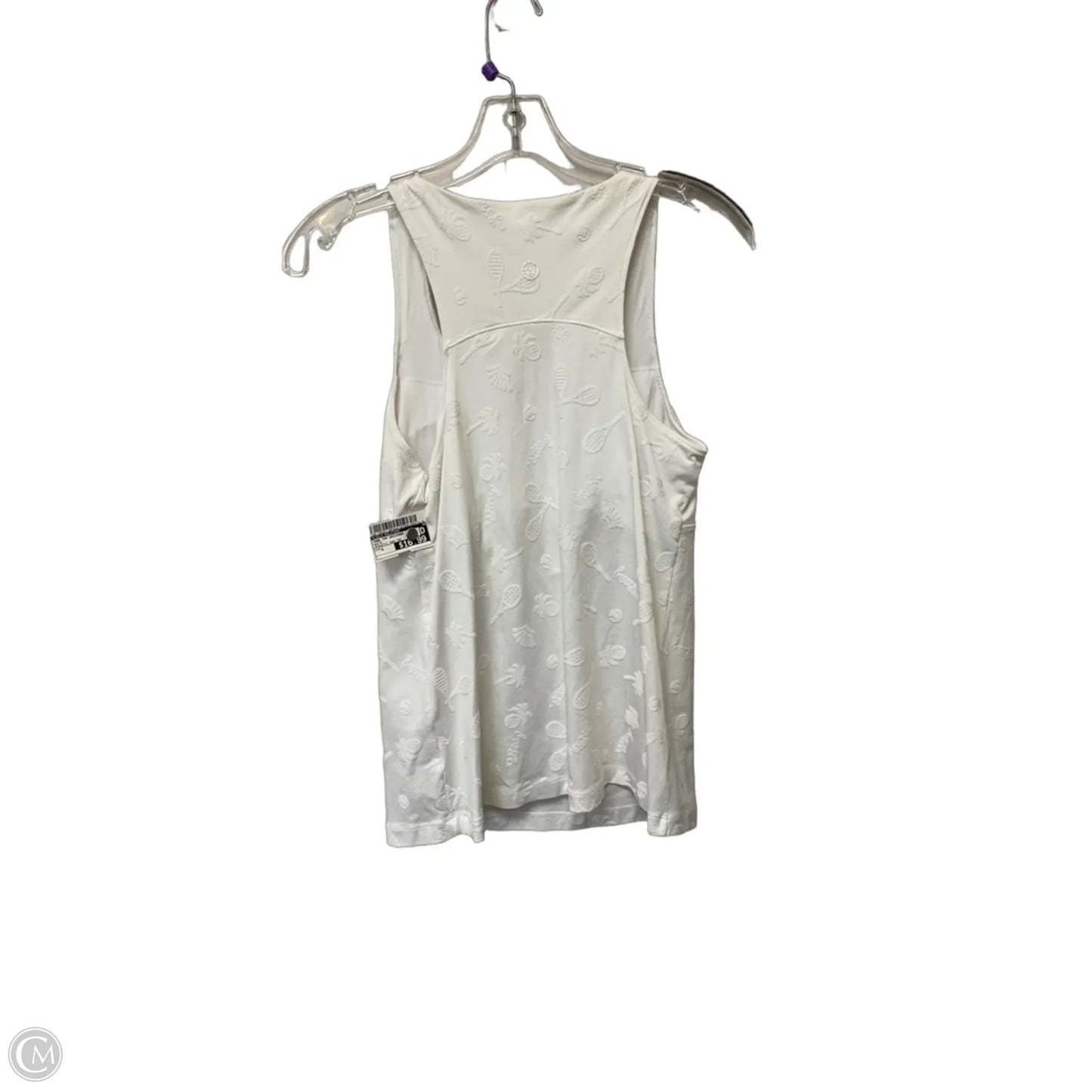 Tank Top Designer By Lilly Pulitzer In White, Size: S