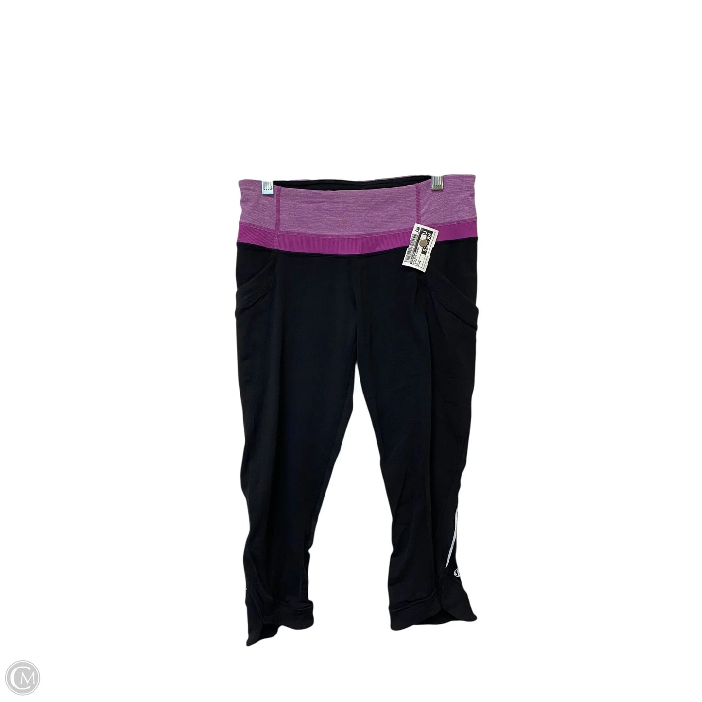 Athletic Capris By Lululemon In Black, Size: 6