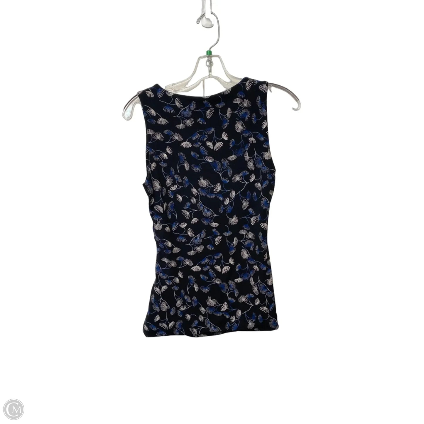 Top Sleeveless By White House Black Market In Black & Blue, Size: Xs