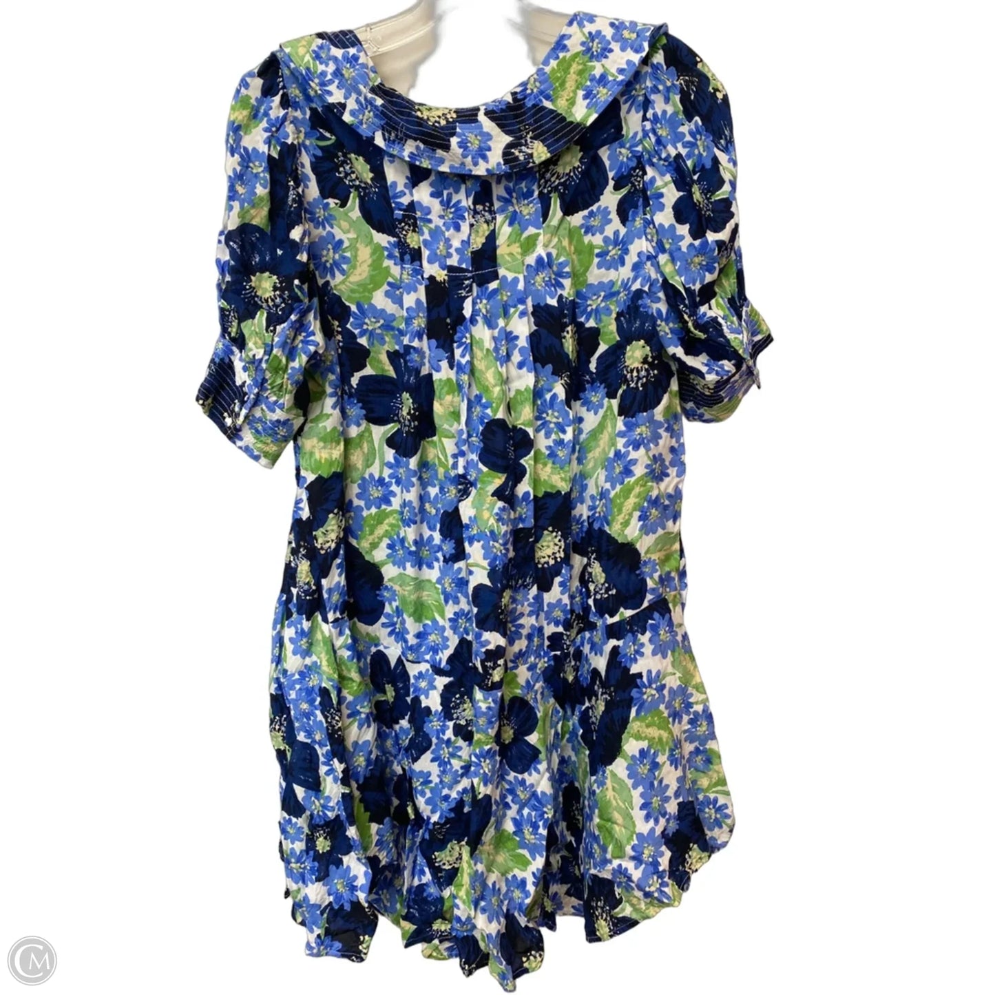 Dress Casual Short By Free People In Blue & Green, Size: M
