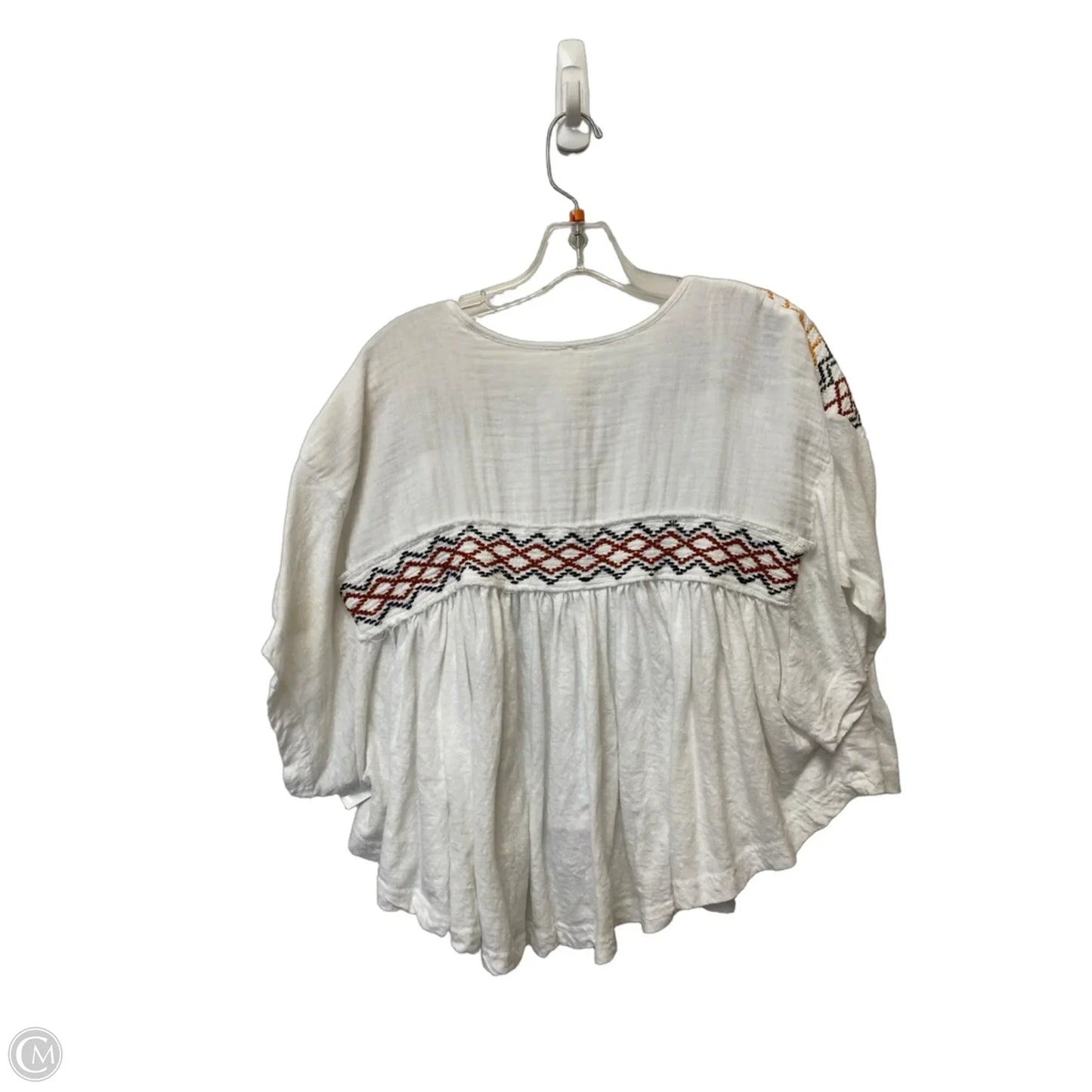 Top Short Sleeve By Free People In White, Size: M